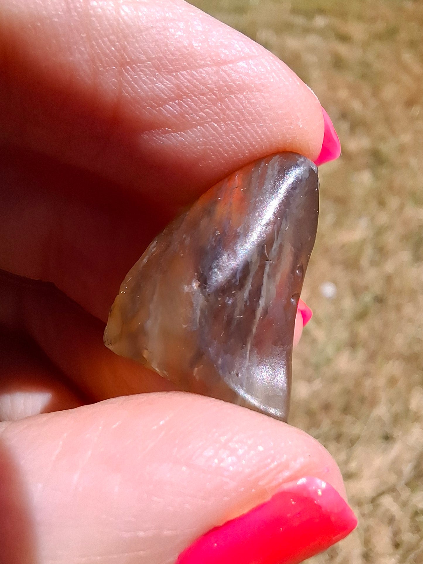 Libyan Desert Glass (darker) Piece, 4.43g, Tektite (Ref: L1361)