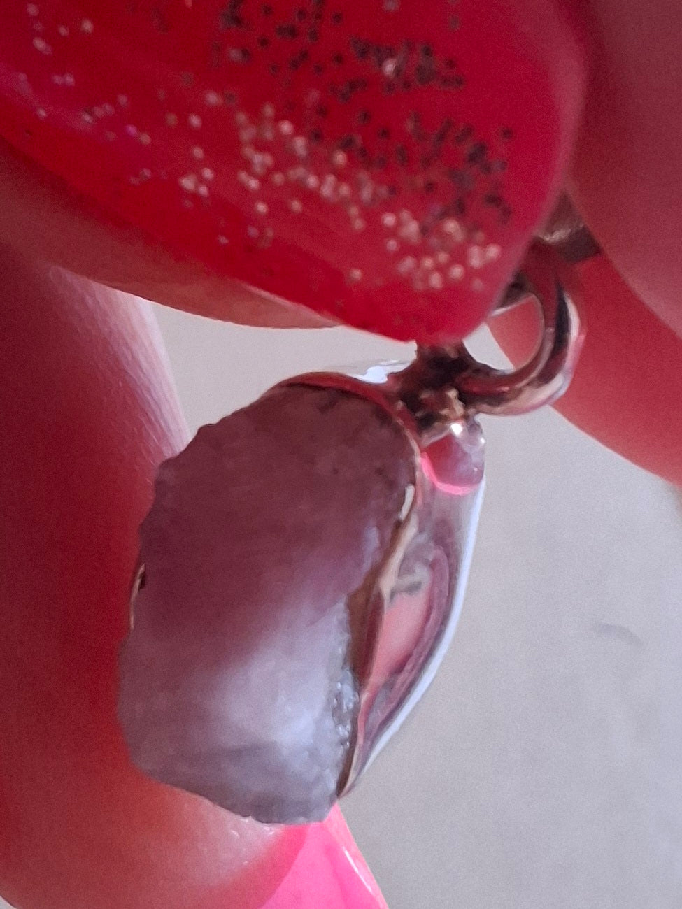 Pink Tourmaline Pendant, 925 Silver, Crystal (Ref: PT71)