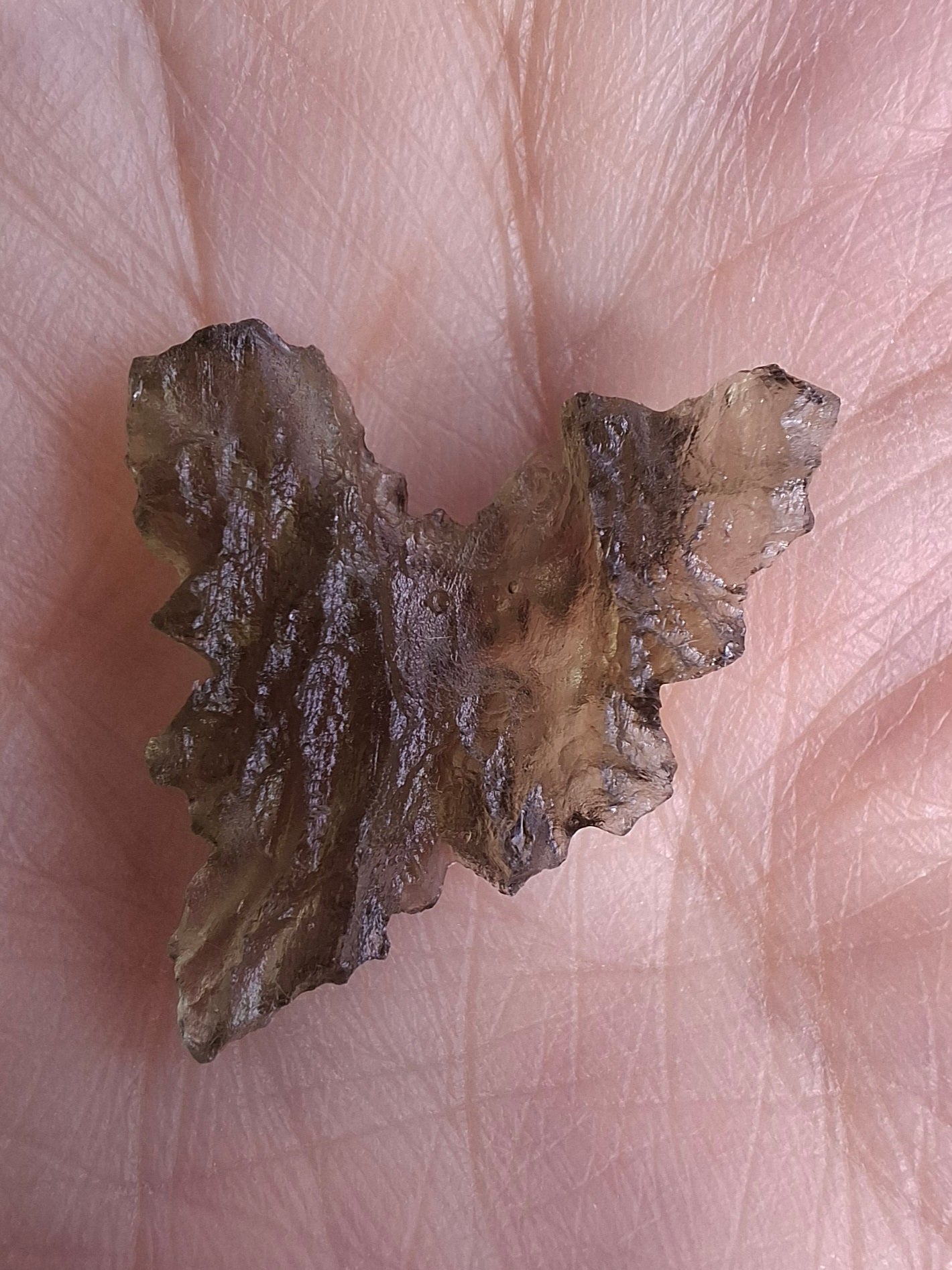 Moldavite Piece, JEZKOVNA BESEDNICE, 1.30g, Tektite (Ref: 1286)