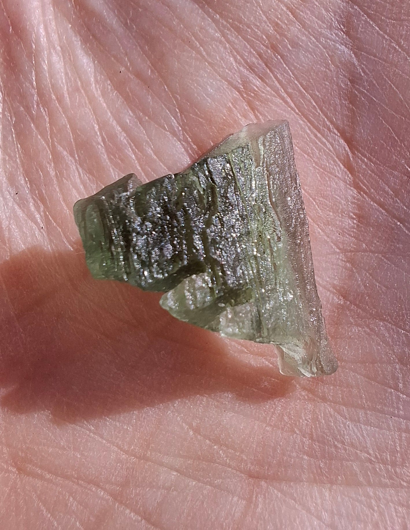 Moldavite Piece, 1.94g, Tektite (Ref: 1390)