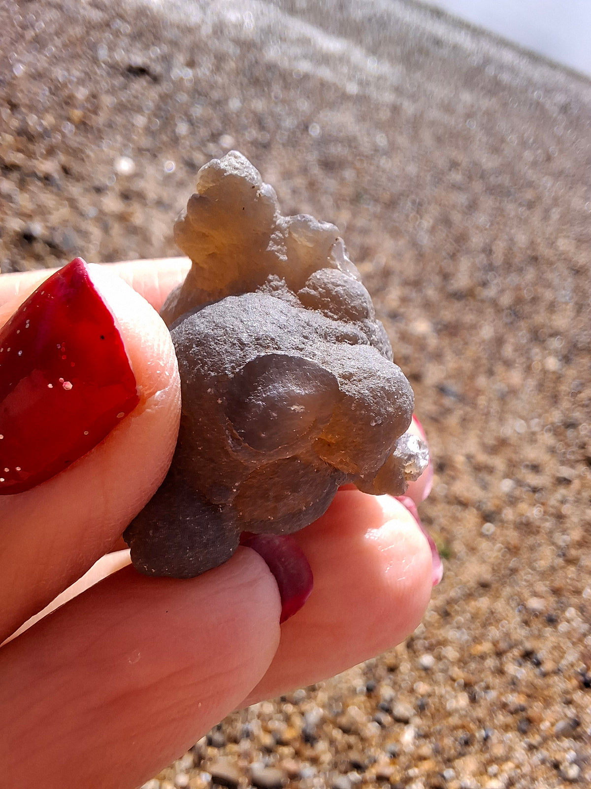 Nebula Chalcedony, 13.45g, Fossil (Ref: NC2)