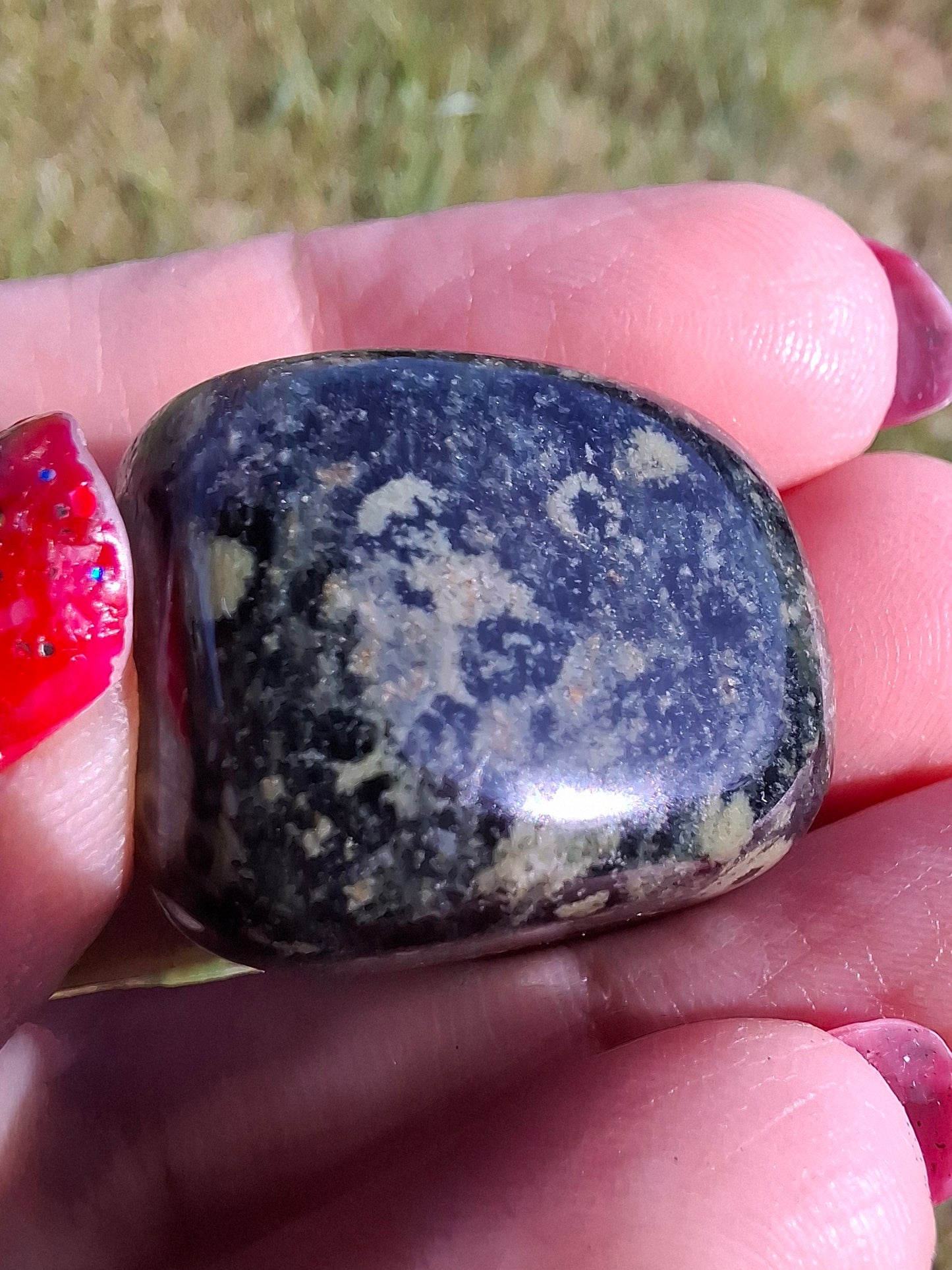 Kambaba Jasper, Tumble Stone, Crystal (Ref: T163)