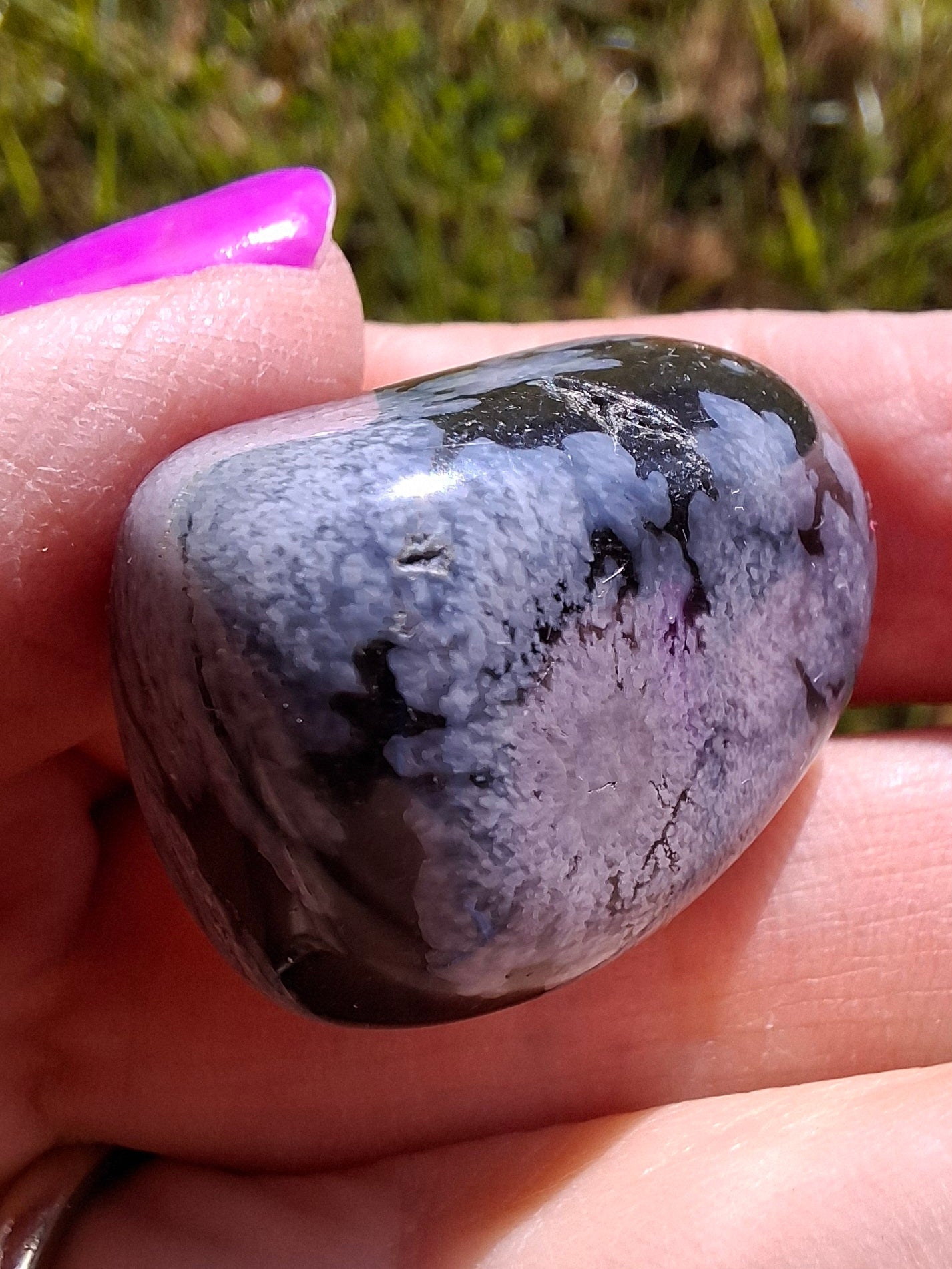 Snowflake Obsidian, Tumble Stone, Crystal (Ref: T97)