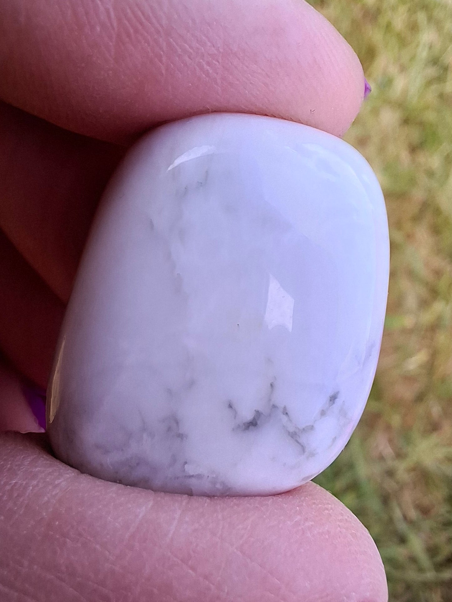 Howlite, Tumble Stone, Crystal (Ref: T44)