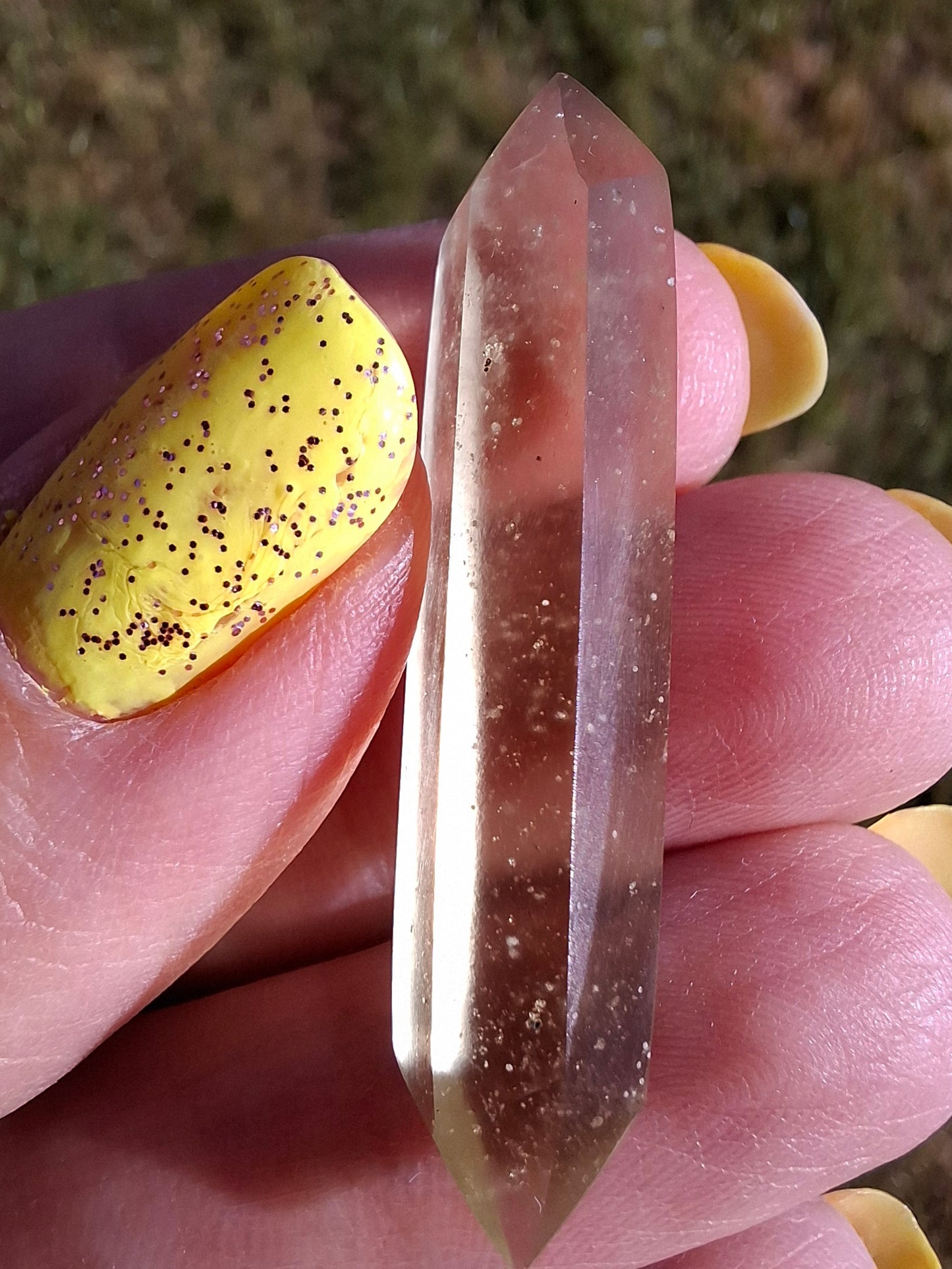 Libyan Desert Glass DT Carving, 4.57g, Tektite (Ref: LDT8)