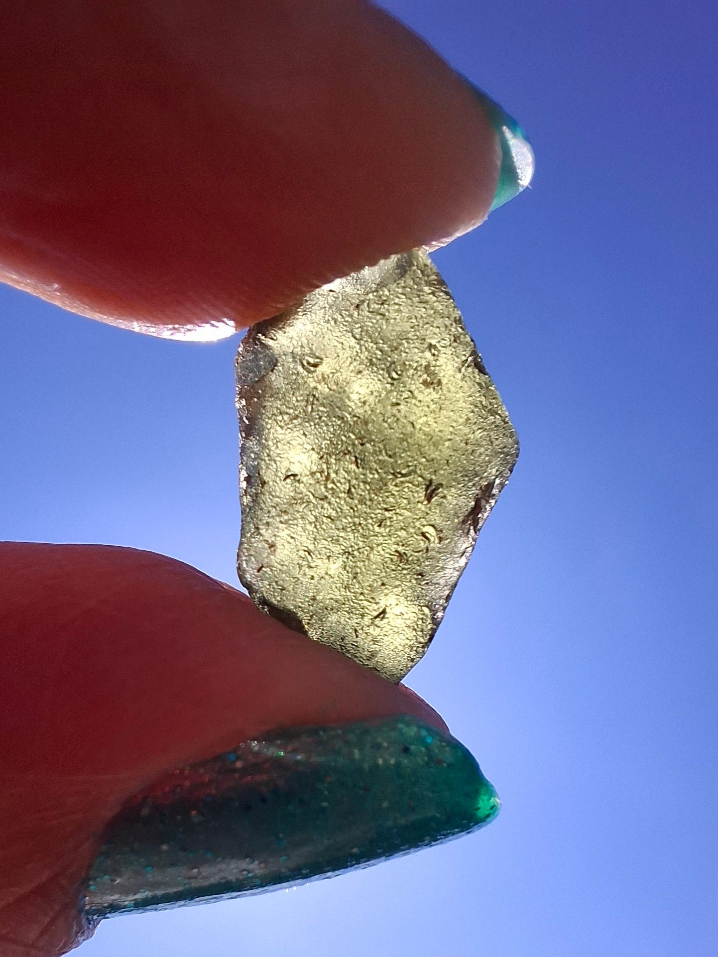 Moldavite Piece, 1.52g, Tektite (Ref: 1425)