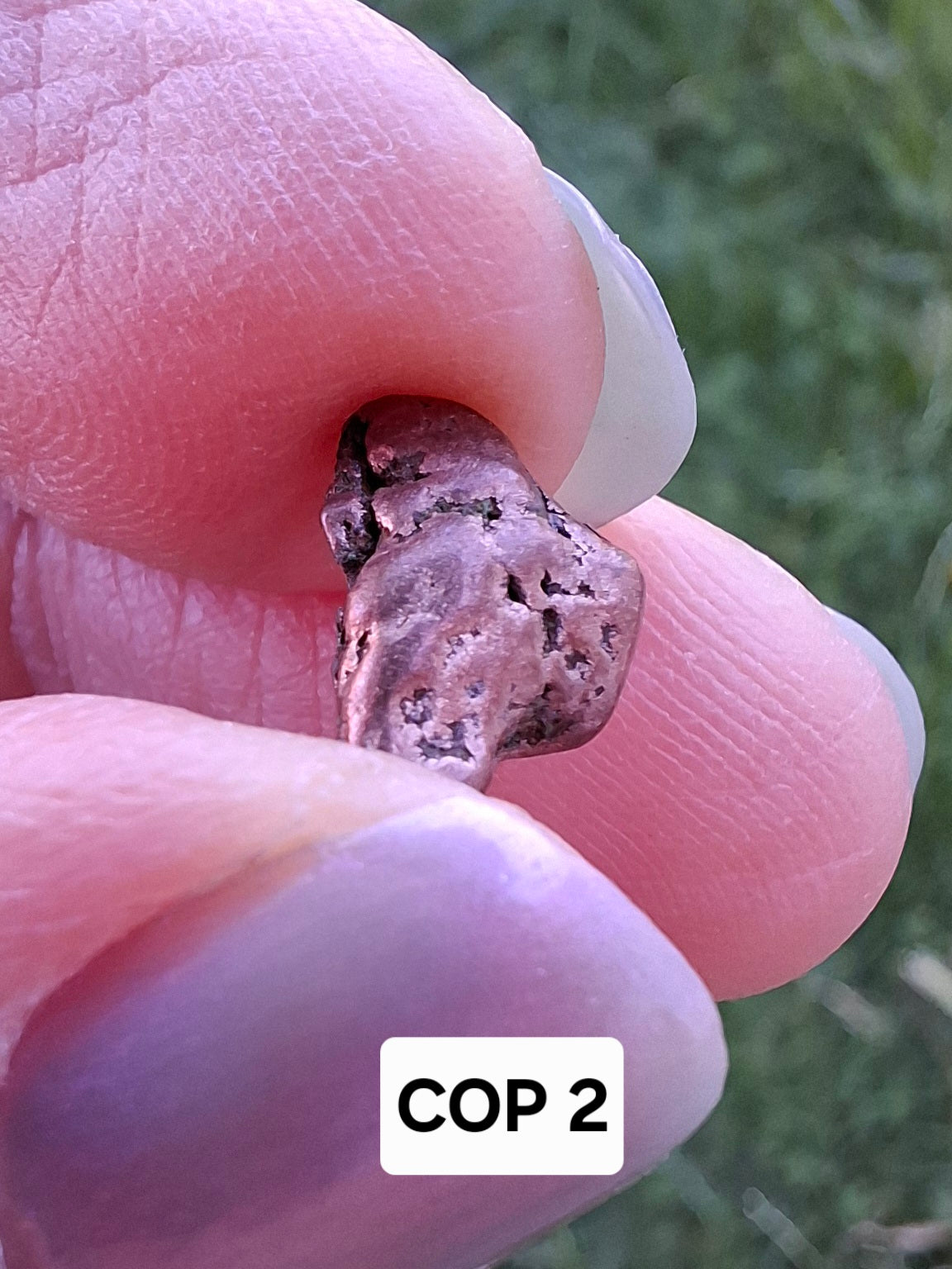 Native Copper Nugget, 0.76g, (Ref: COP2)