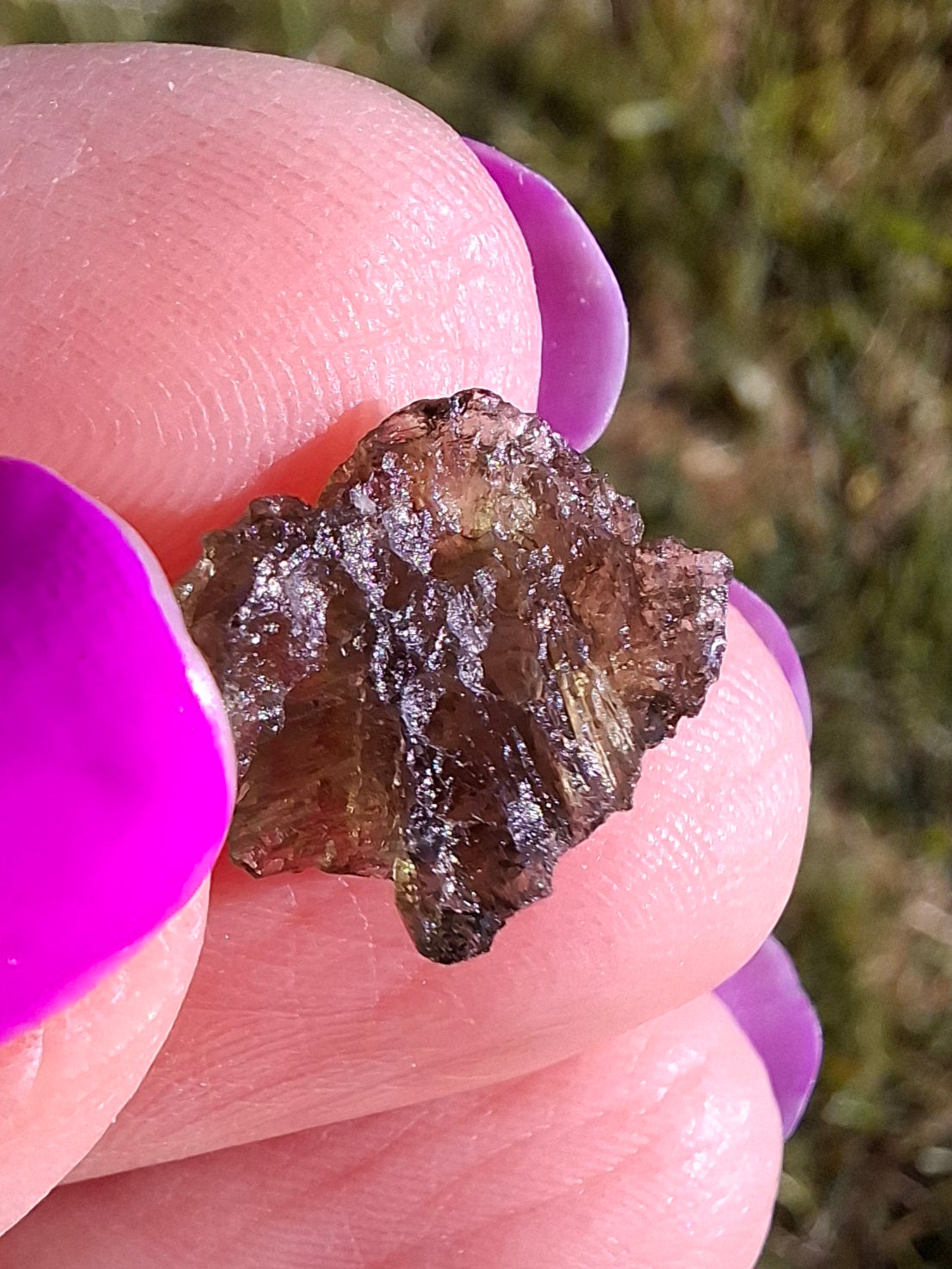 Moldavite Piece, 0.62g, Tektite (Ref: 1455)