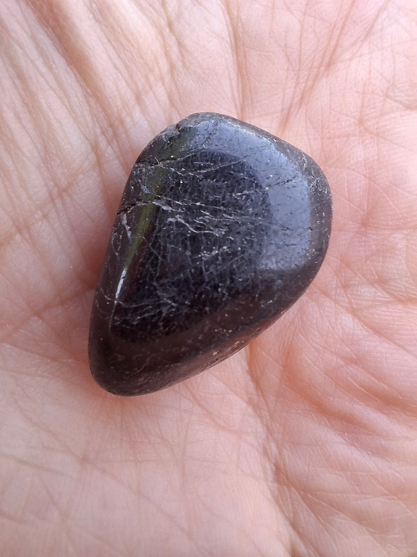 Black Tourmaline, Tumble Stone, Crystal (Ref: T219)