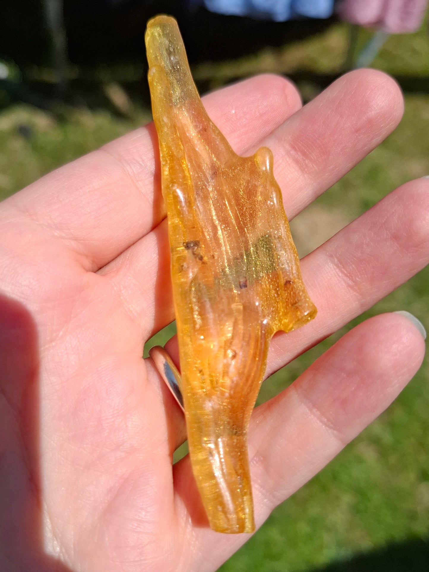 Copal Young Amber with INSECTS inside, 10.79g, Fossil (Ref: CA14)