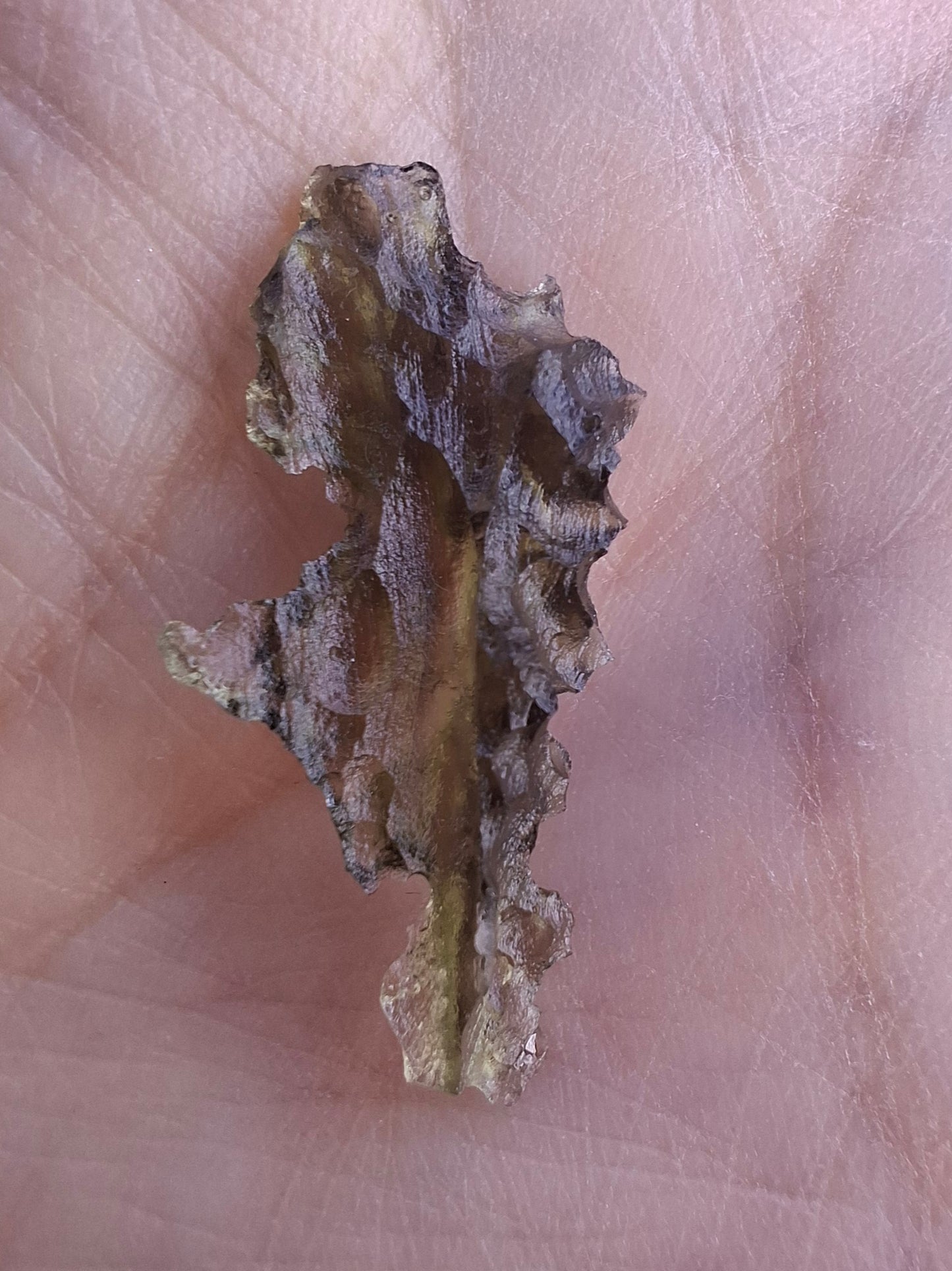 Moldavite Piece, JEZKOVNA BESEDNICE, 0.98g, Tektite (Ref: 1263)