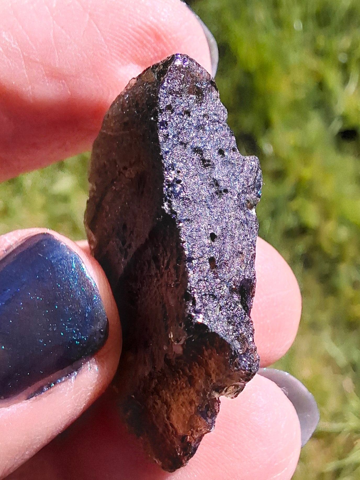 Moldavite Piece, JAKULE, 7.00g, Tektite (Ref: 1376)