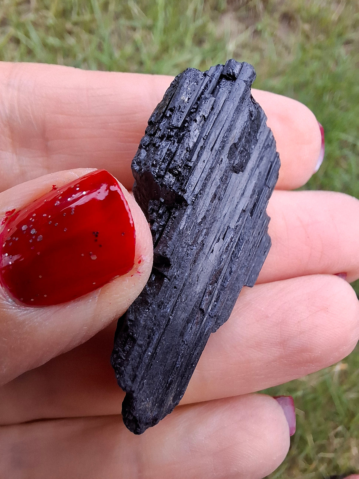 Black Tourmaline RAW, 13.00g, Crystal (Ref: RBT9)