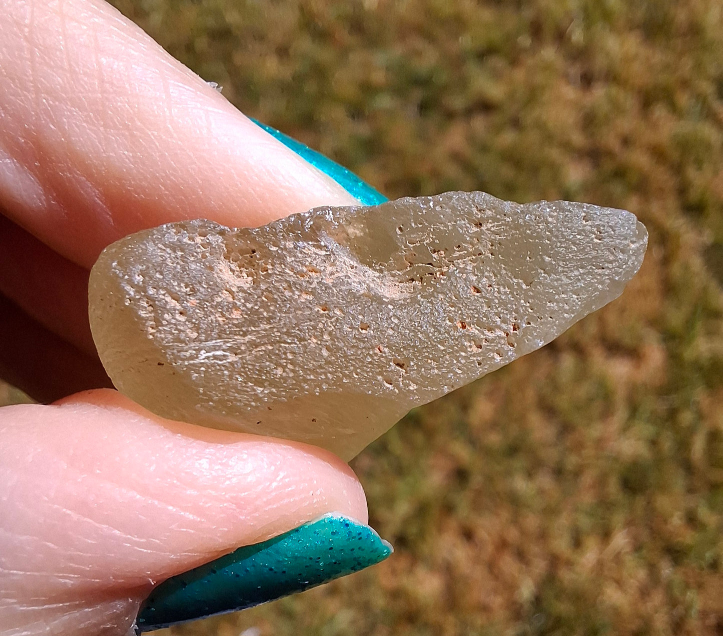 Libyan Desert Glass Piece, 11.78g, Tektite