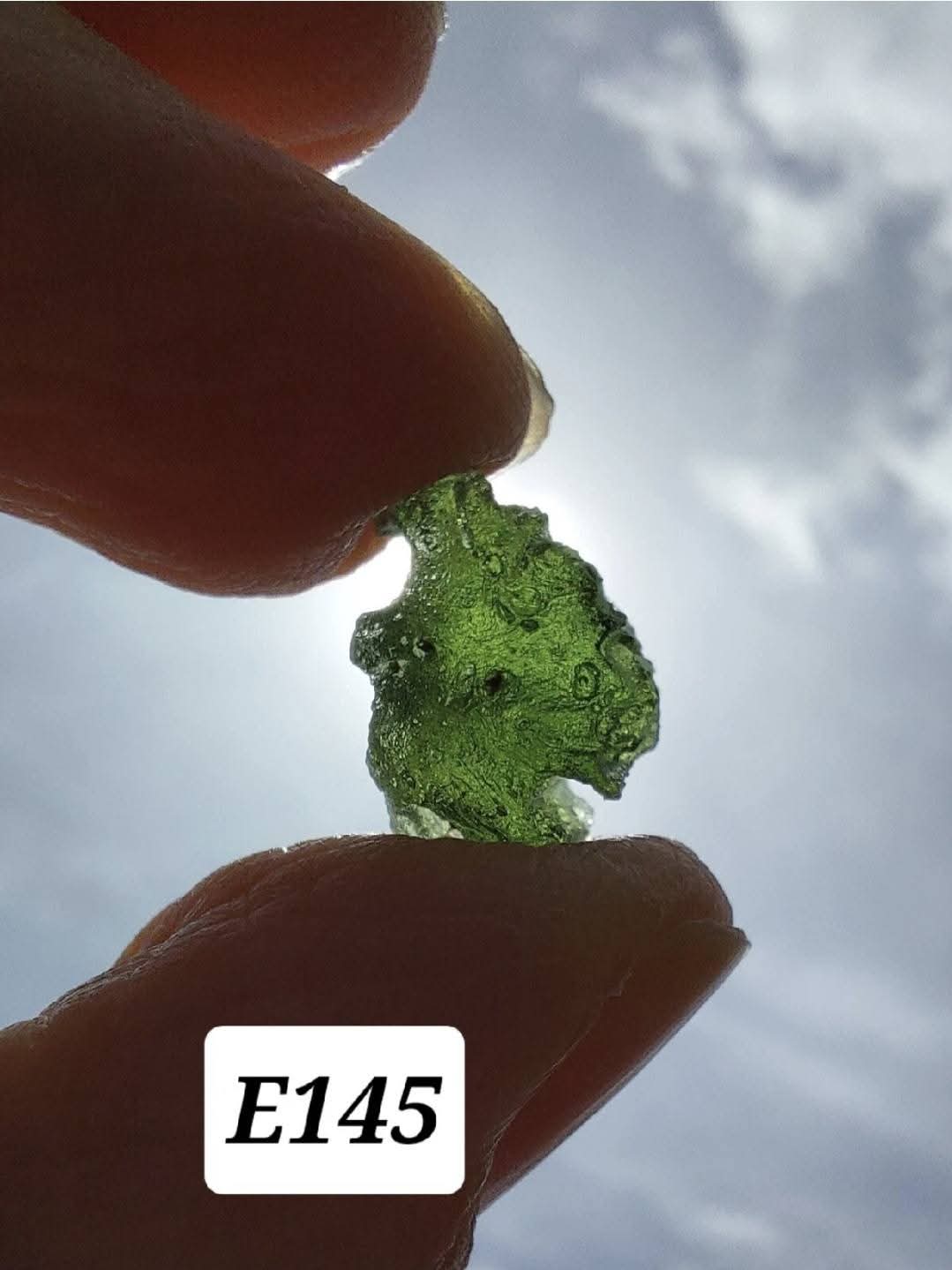Moldavite Piece, 1.72g, Tektite (Ref: E145)