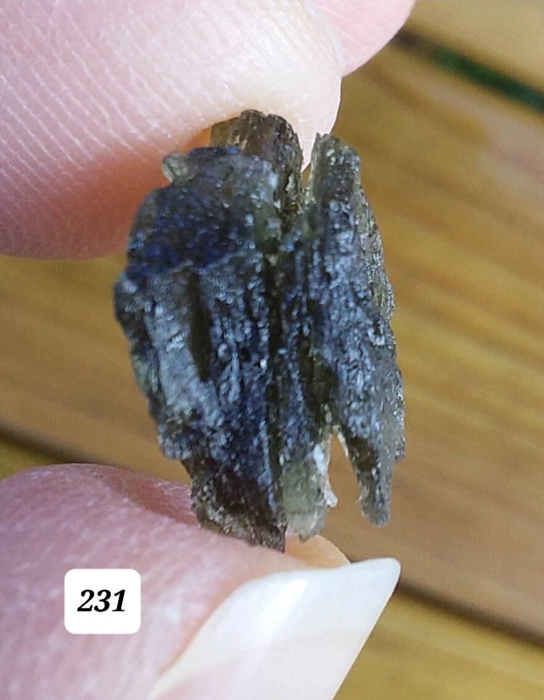 Moldavite Piece, 0.87g, Tektite (Ref: 231)