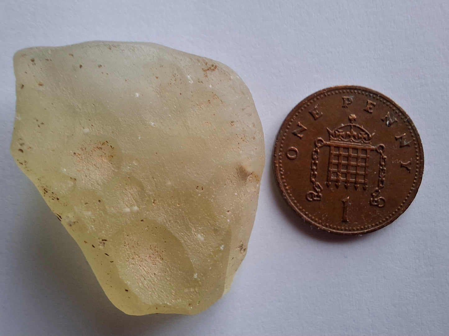 Libyan Desert Glass Piece, 12.30g, Tektite