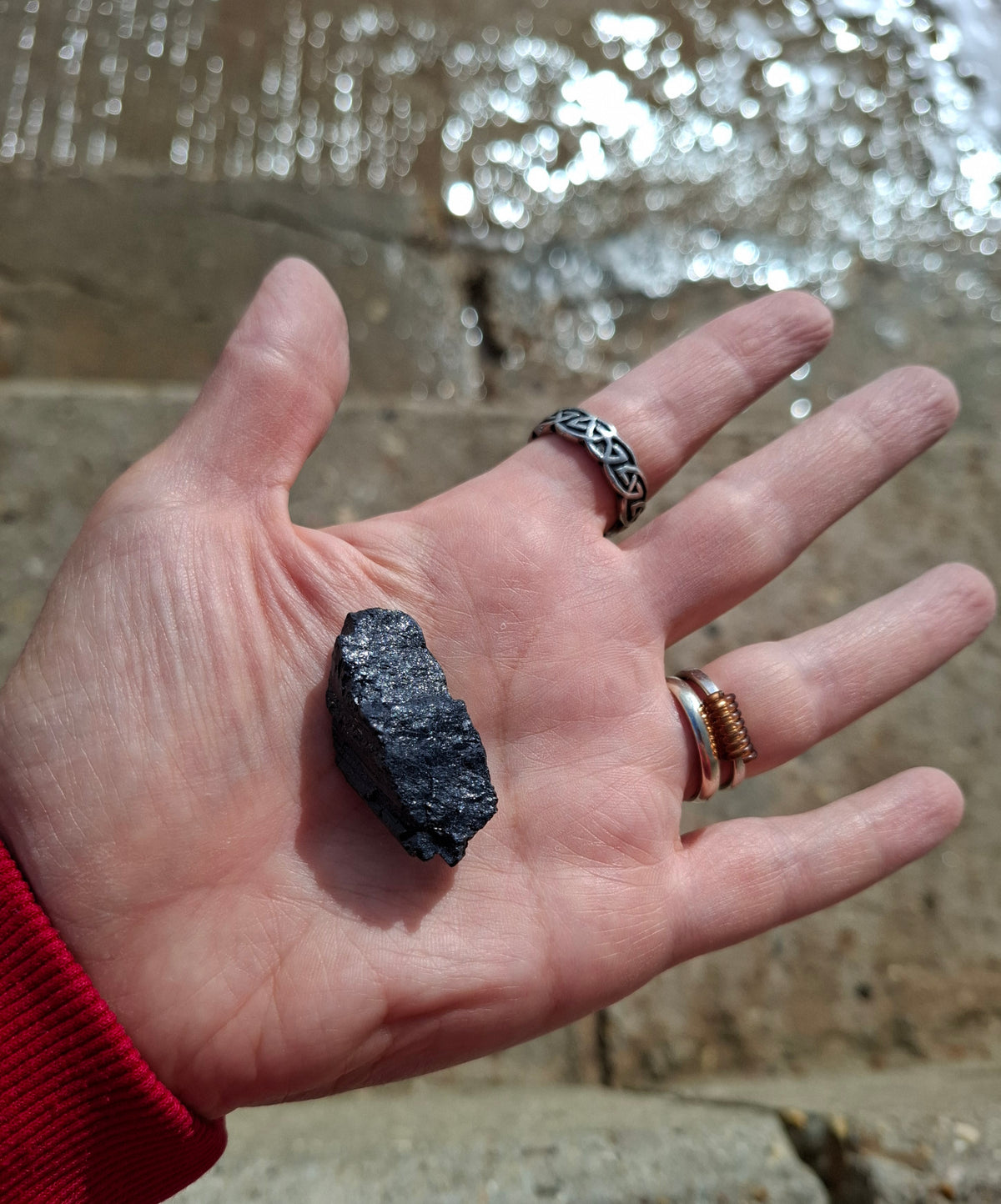 Black Tourmaline RAW, 14.77g, Crystal, (Ref: RBT1)