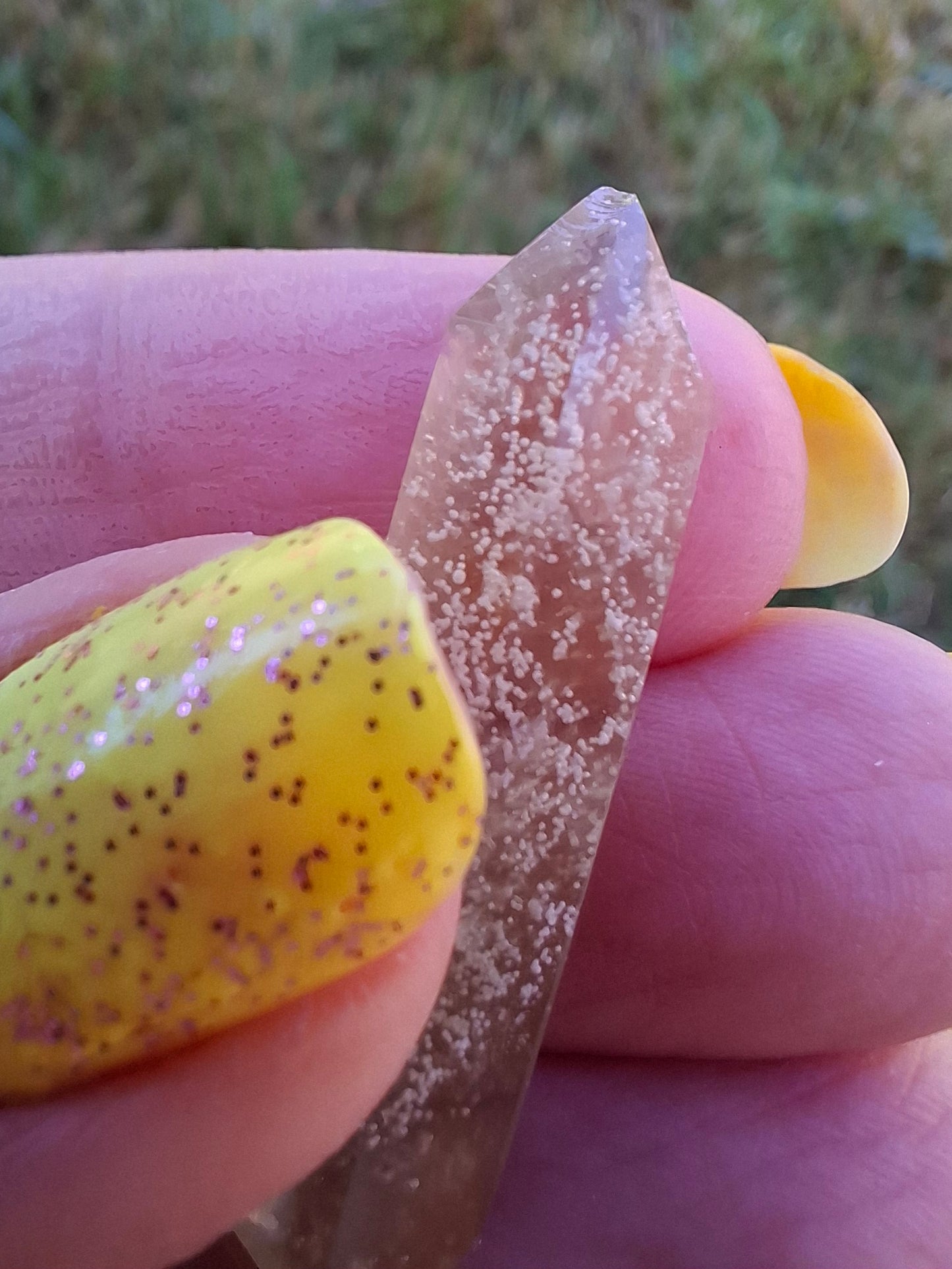Libyan Desert Glass DT Carving, 3.94g, Tektite (Ref: LDT5)