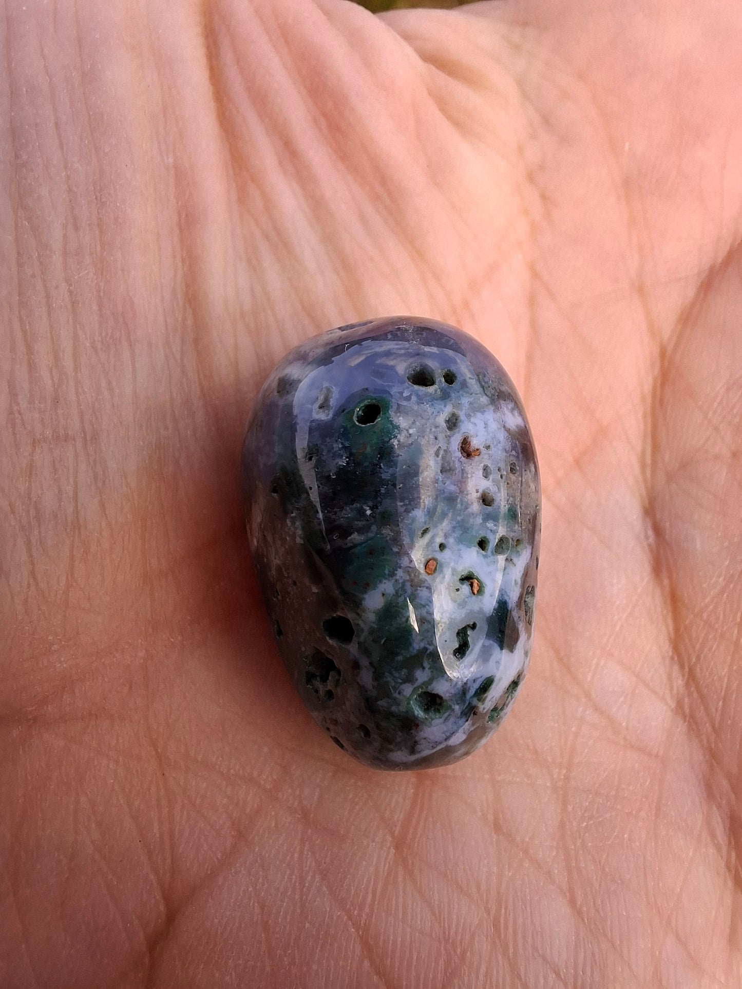 Ocean Jasper, Tumble Stone, Crystal (Ref: T200)