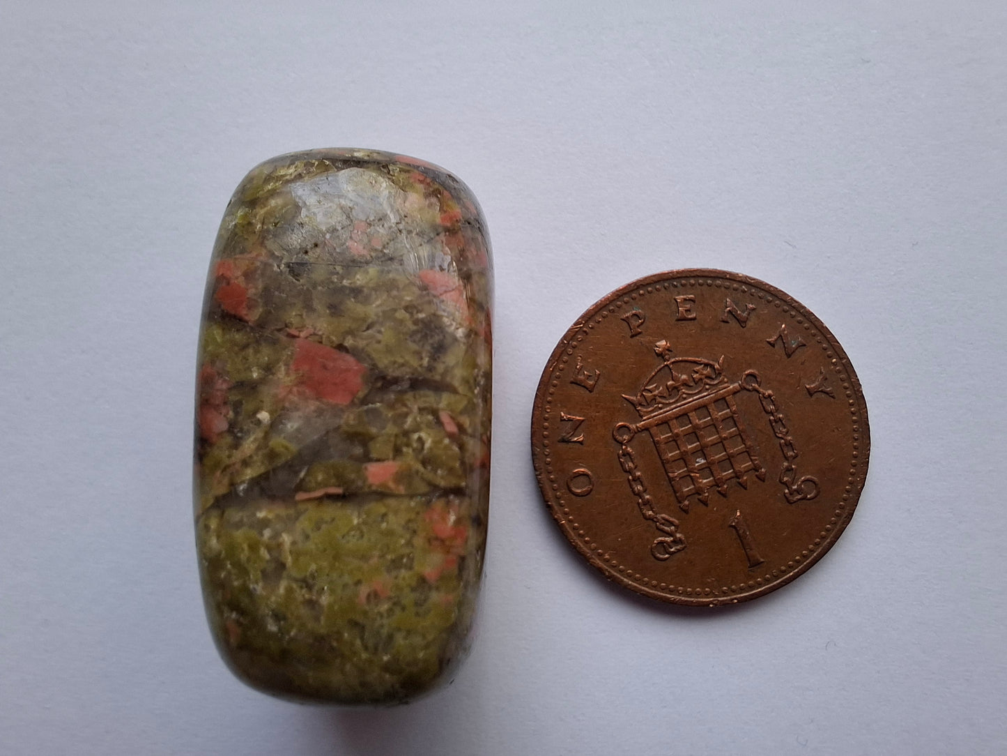 Unakite, Tumble Stone, Crystal (Ref: T183)