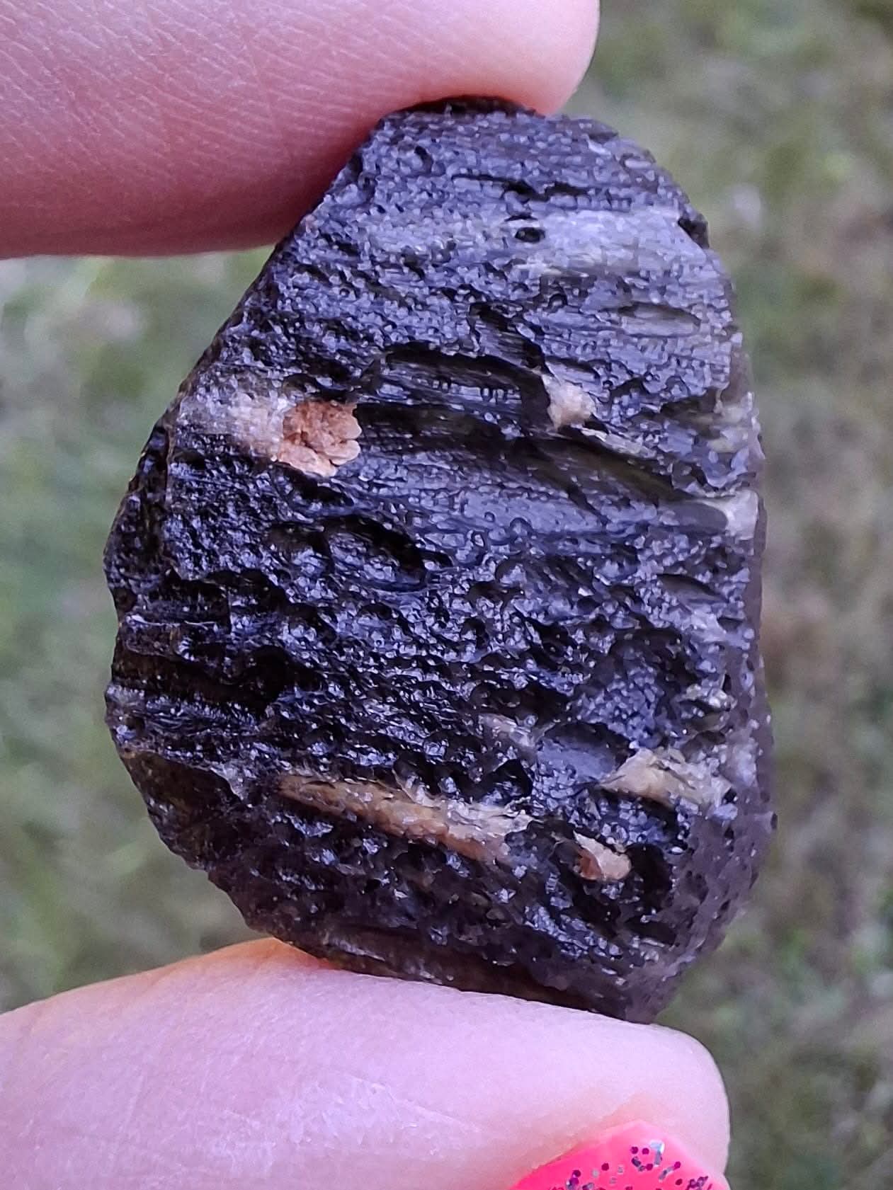Moldavite Piece, JAKULE, 11.41g, Tektite (Ref: 1176)