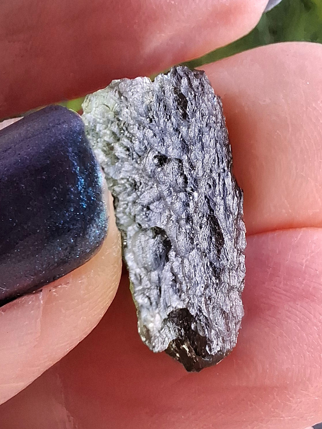 Moldavite Piece, NESMEN LES, 1.90g, Tektite (Ref: 848)