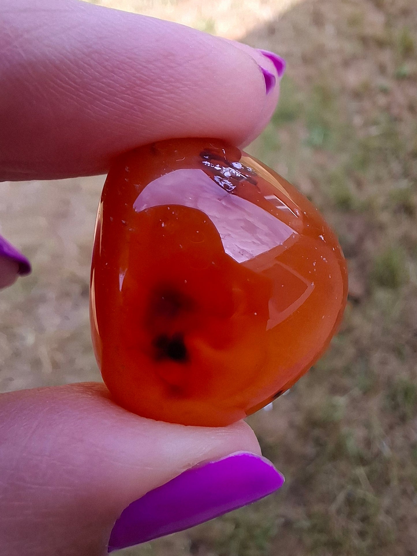 Carnelian, Tumble Stone, Crystal (Ref: T68)