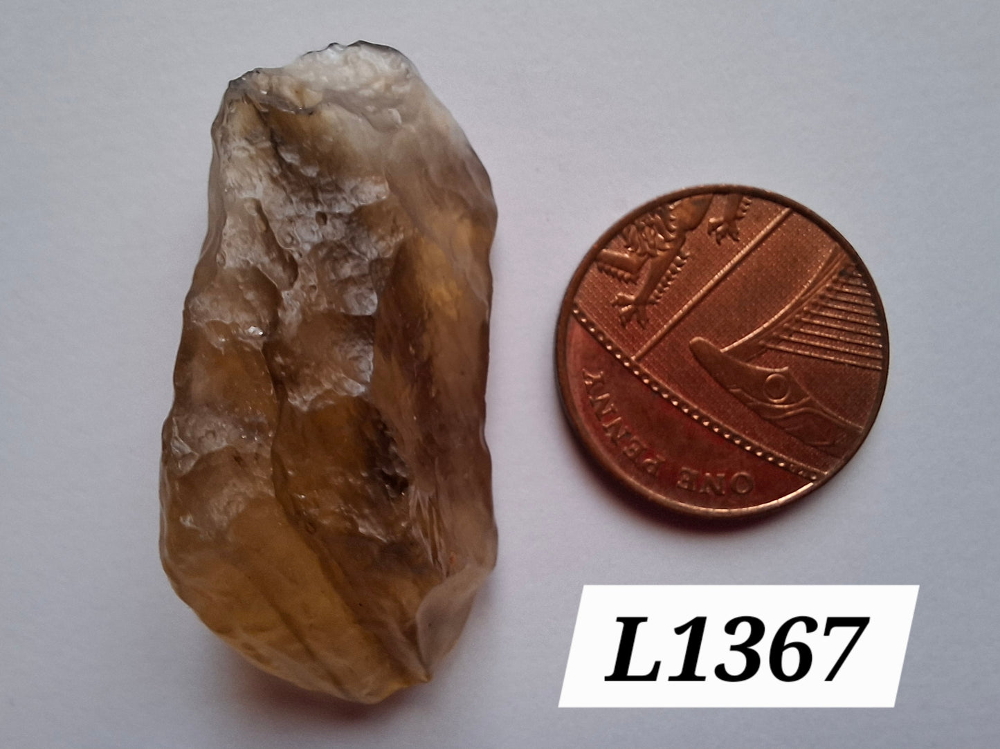 Libyan Desert Glass (darker) Piece, 8.76g, Tektite (Ref: L1367)