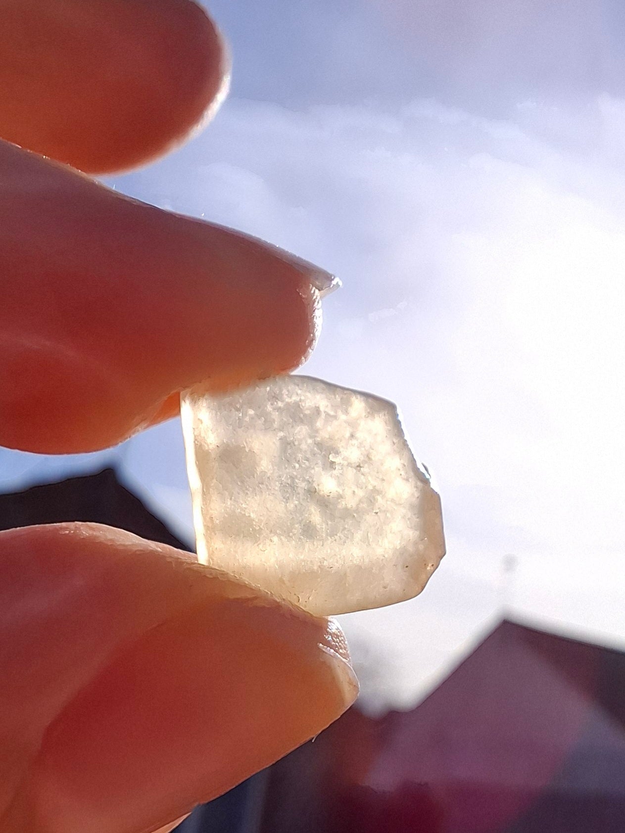 Libyan Desert Glass small Piece, 0.87g, Tektite (Ref: L1352)