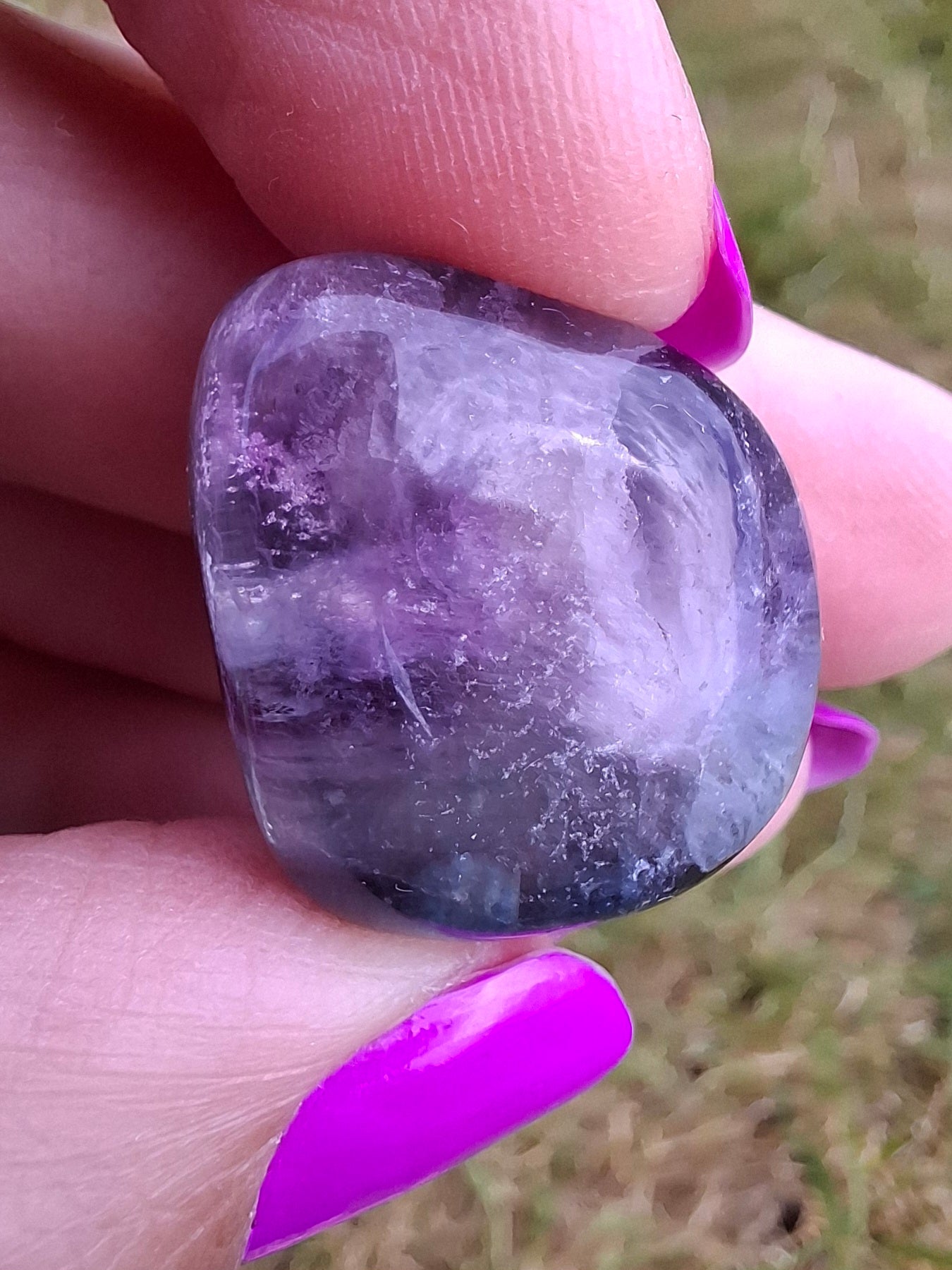 Fluorite, Tumble Stone, Crystal (Ref: T53)