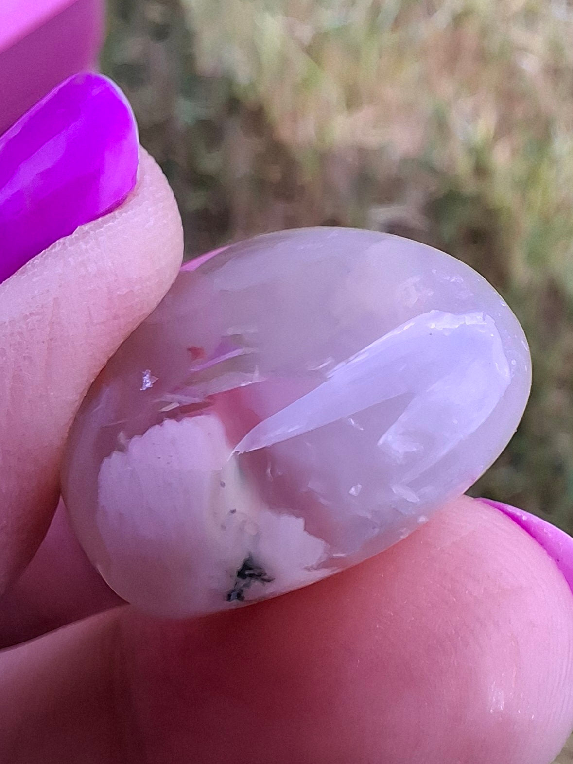 Flower Agate, Tumble Stone, Crystal (Ref: T72)