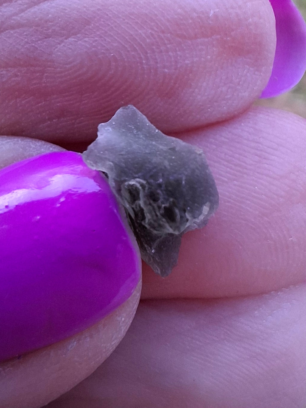 Moldavite Piece, 0.45g, Tektite (Ref: 1444)