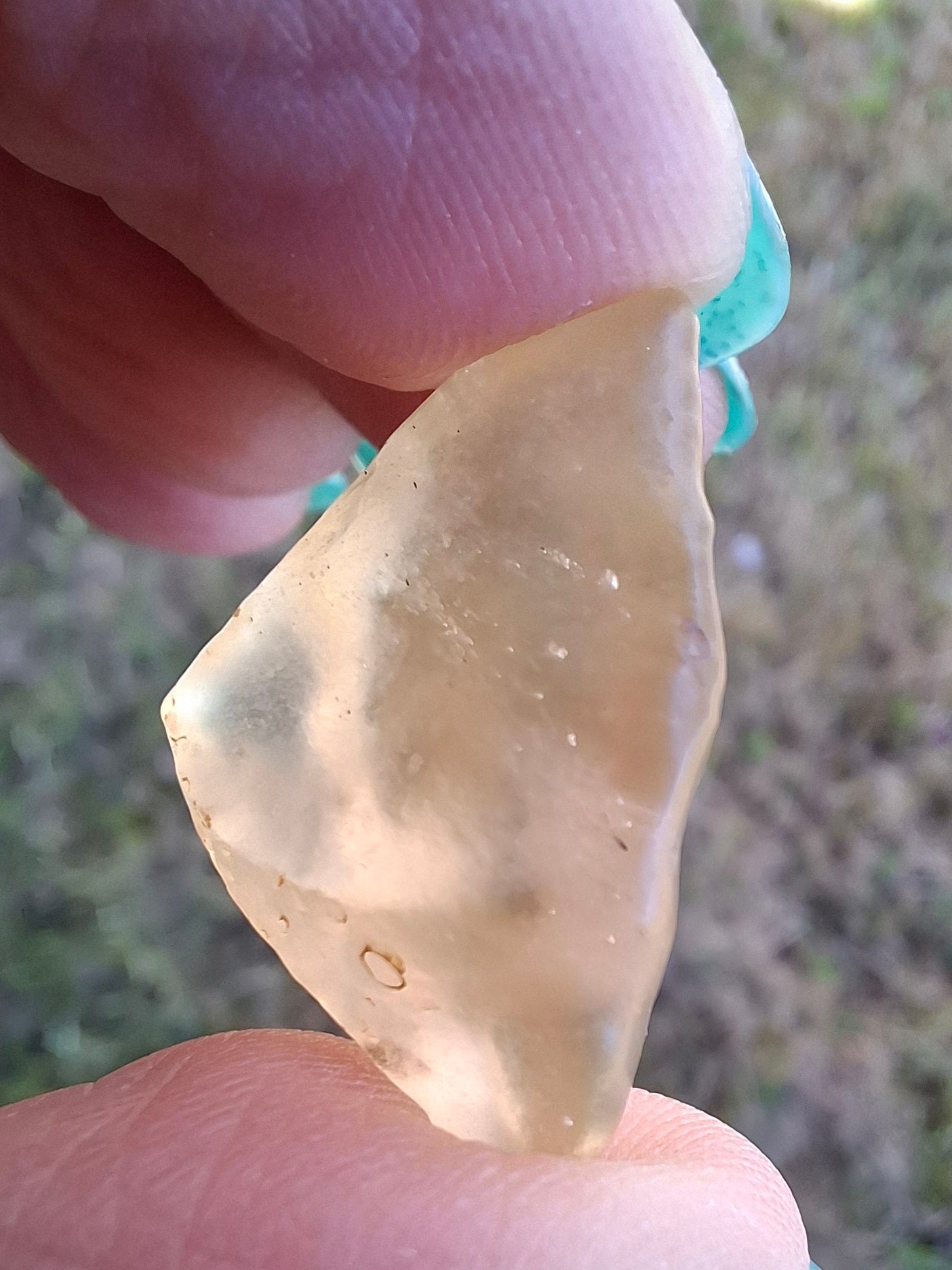 Libyan Desert Glass Piece, 4.76g, Tektite