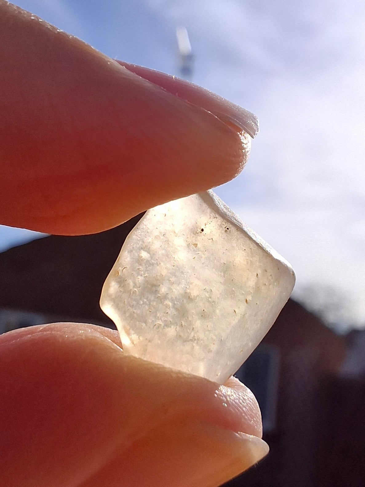 Libyan Desert Glass small Piece, 0.87g, Tektite (Ref: L1352)