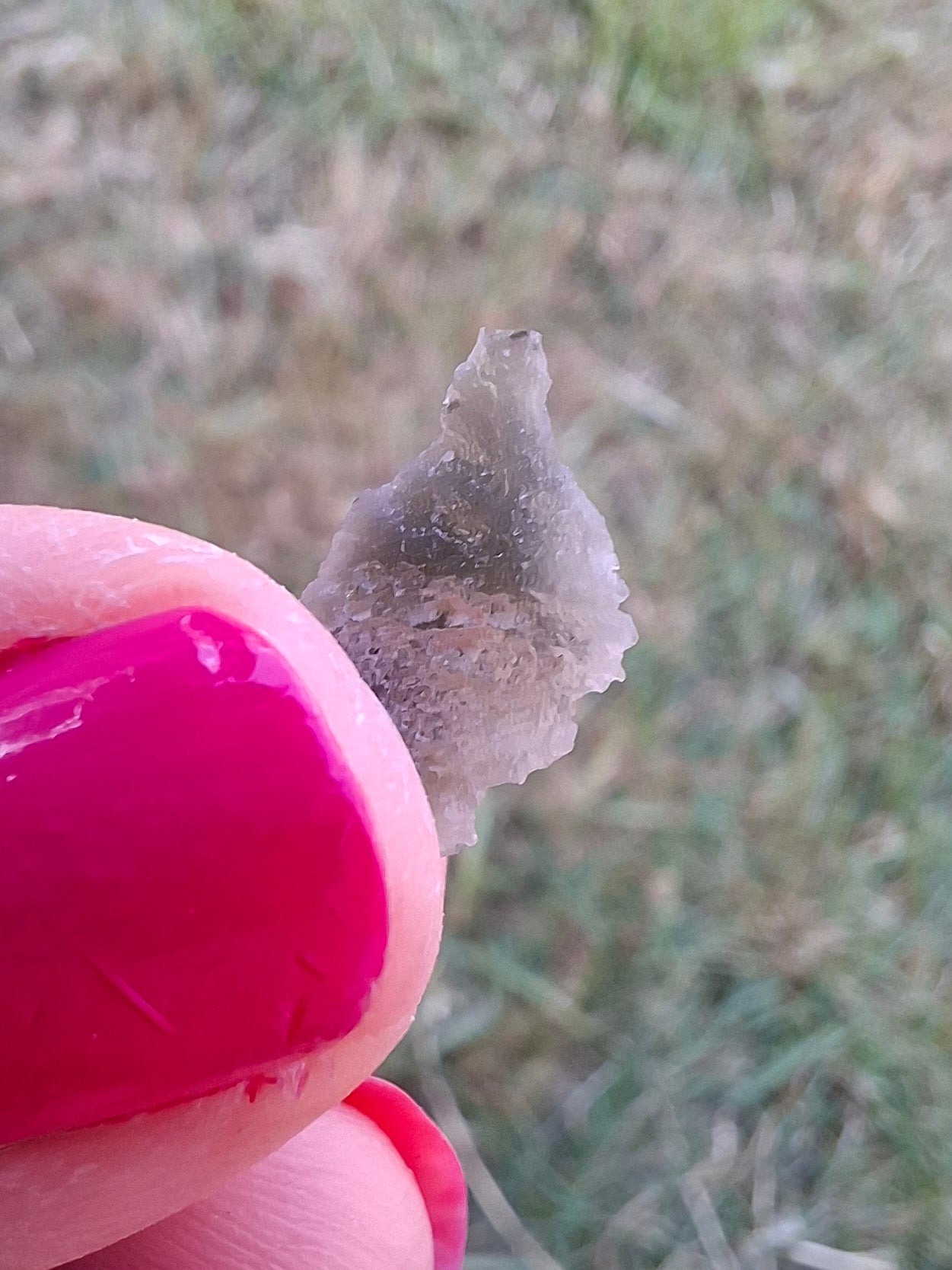 Moldavite Piece, SNOWFLAKE, FROSTED, BRUSNA, Tektite (Ref: 1491)