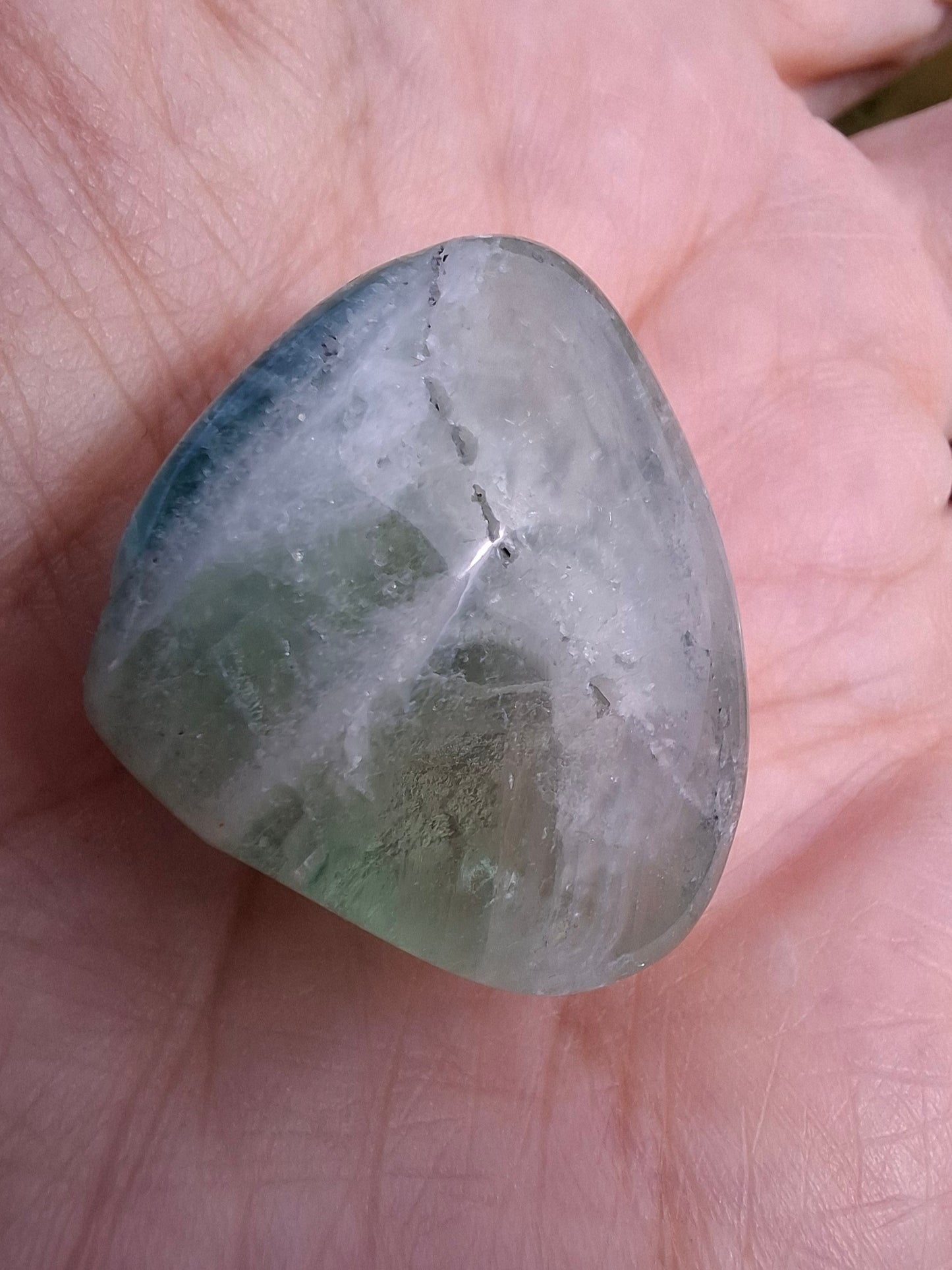 Fluorite, Tumble Stone, Crystal (Ref: T56)