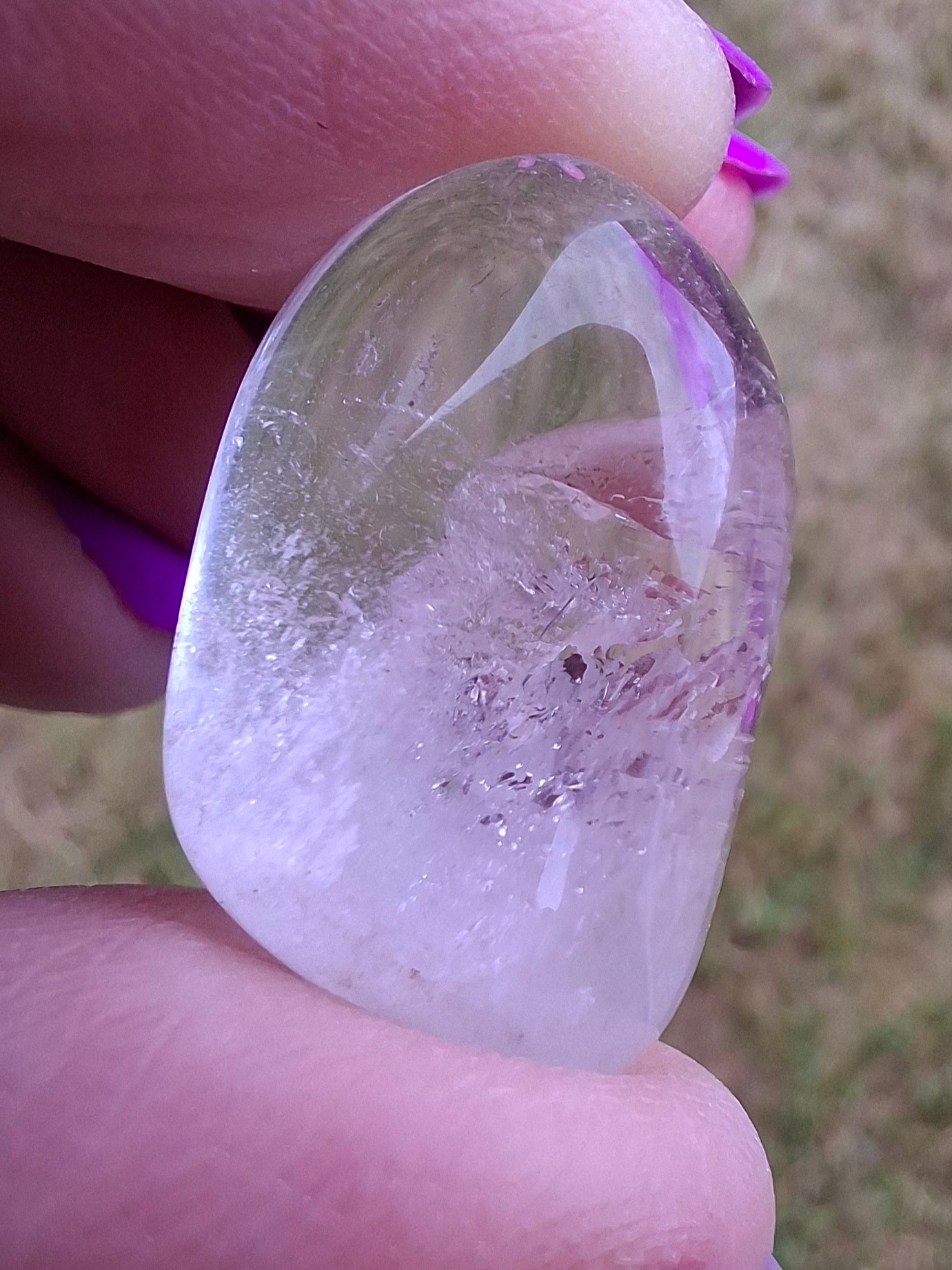 Clear Quartz, Tumble Stone, Crystal (Ref: T28)