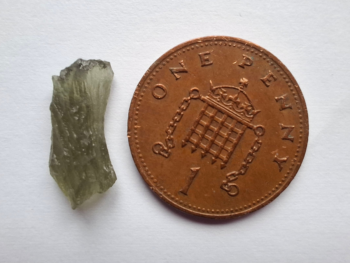 Moldavite Piece, 0.49g, Tektite (Ref: 1452)