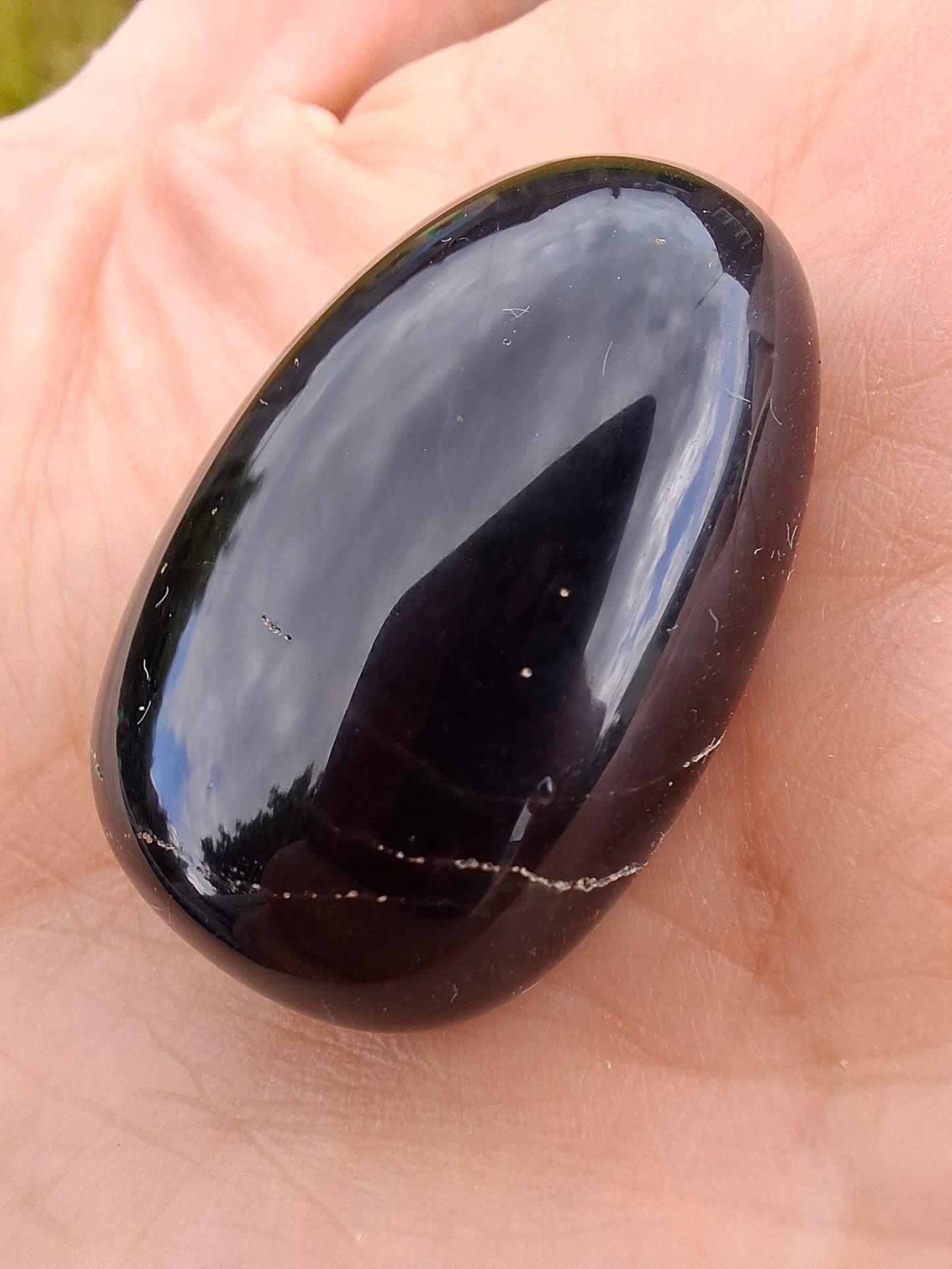 Blue Tigers Eye, Tumble Stone, Crystal (Ref: T20)