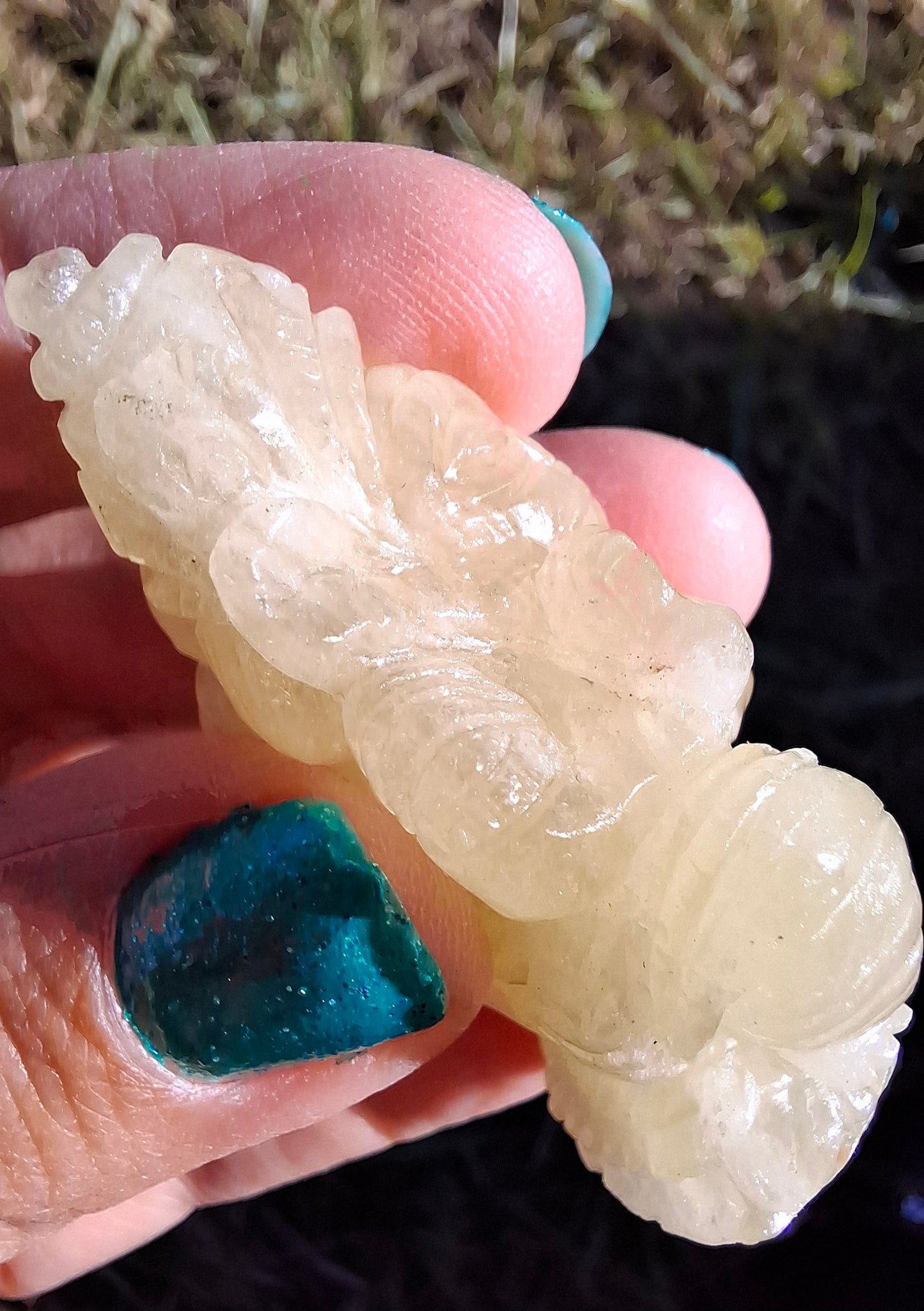 Libyan Desert Glass GANESHA craving, 31.21g, Tektite (Ref: Ganesha2)