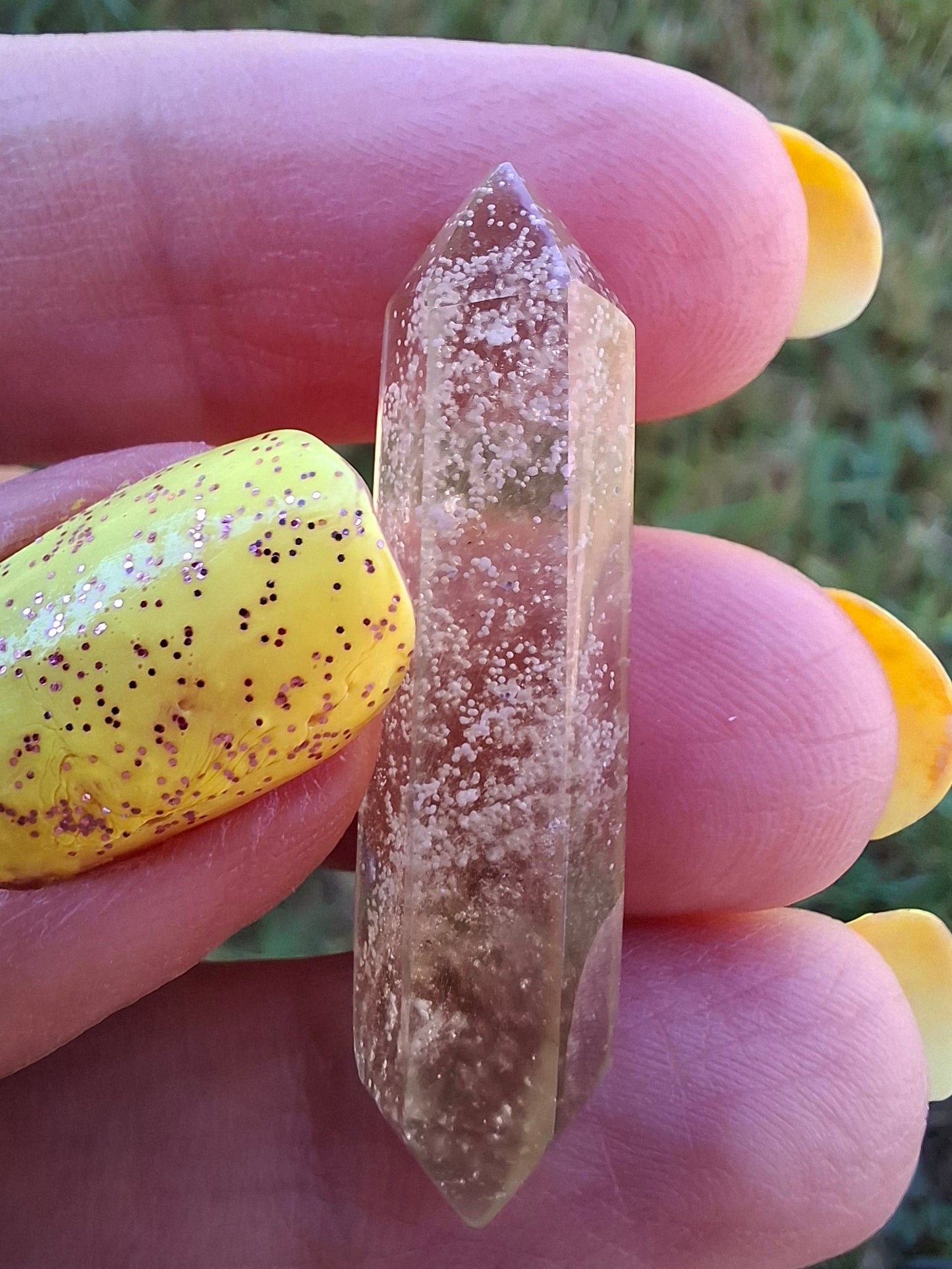 Libyan Desert Glass DT Carving, 3.94g, Tektite (Ref: LDT5)