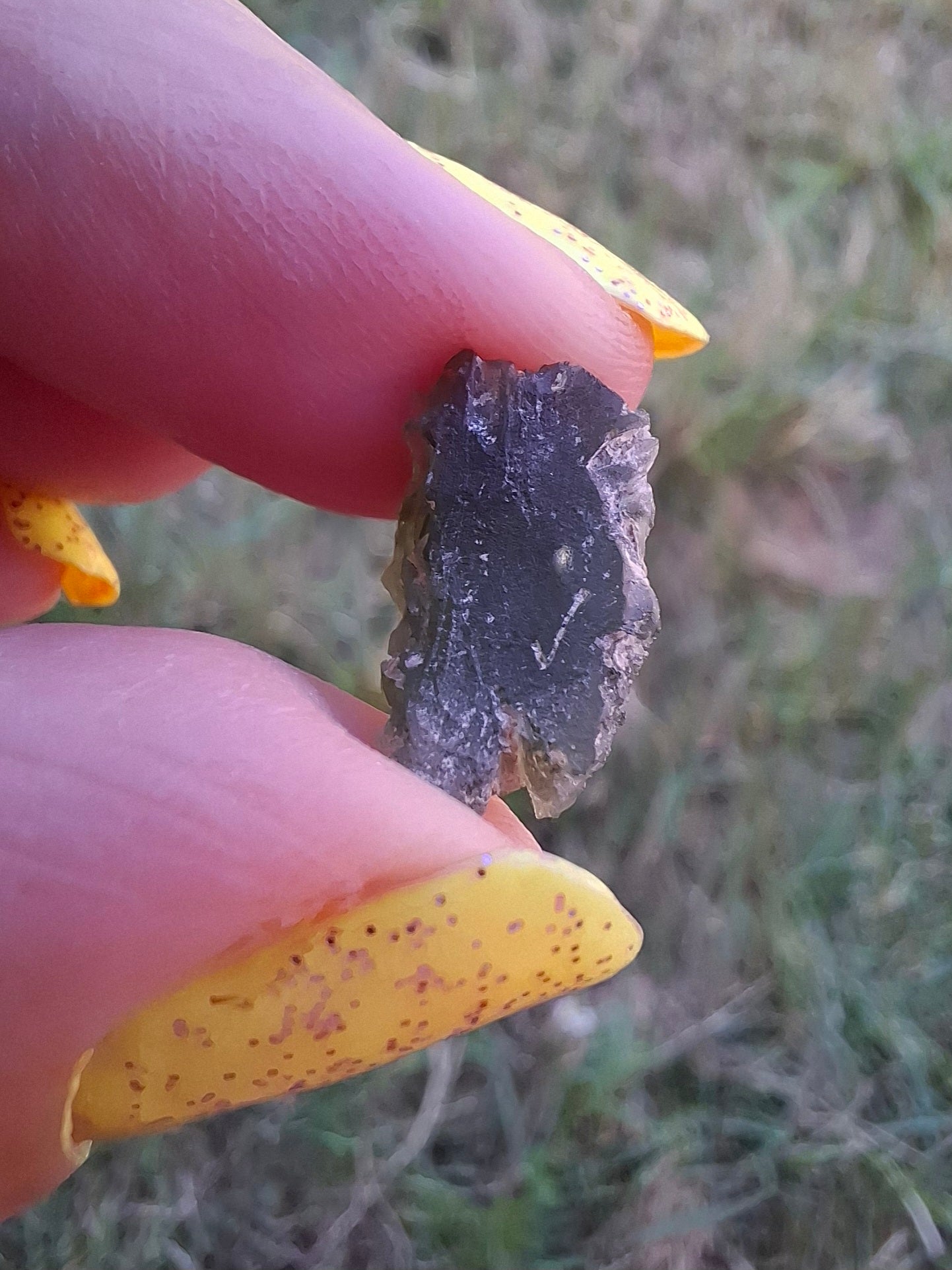 Moldavite Piece, 1.23g, Tektite (Ref: 1484)