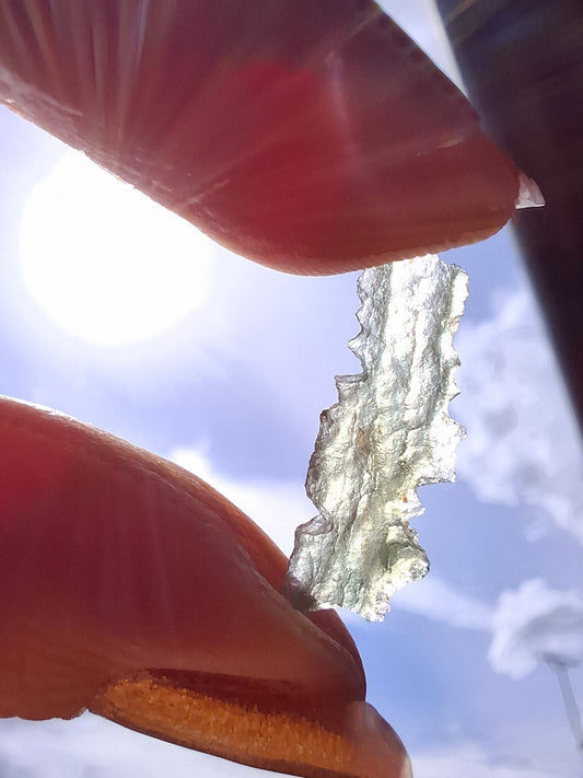 Moldavite Piece, 0.33g, Tektite (Ref: 1488)