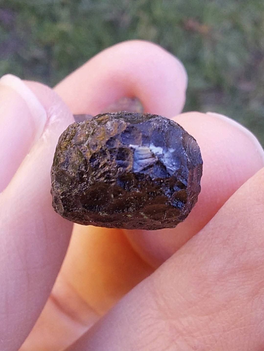 Moldavite Piece, NESMEN, 5.24g, Tektite (Ref: 1049)