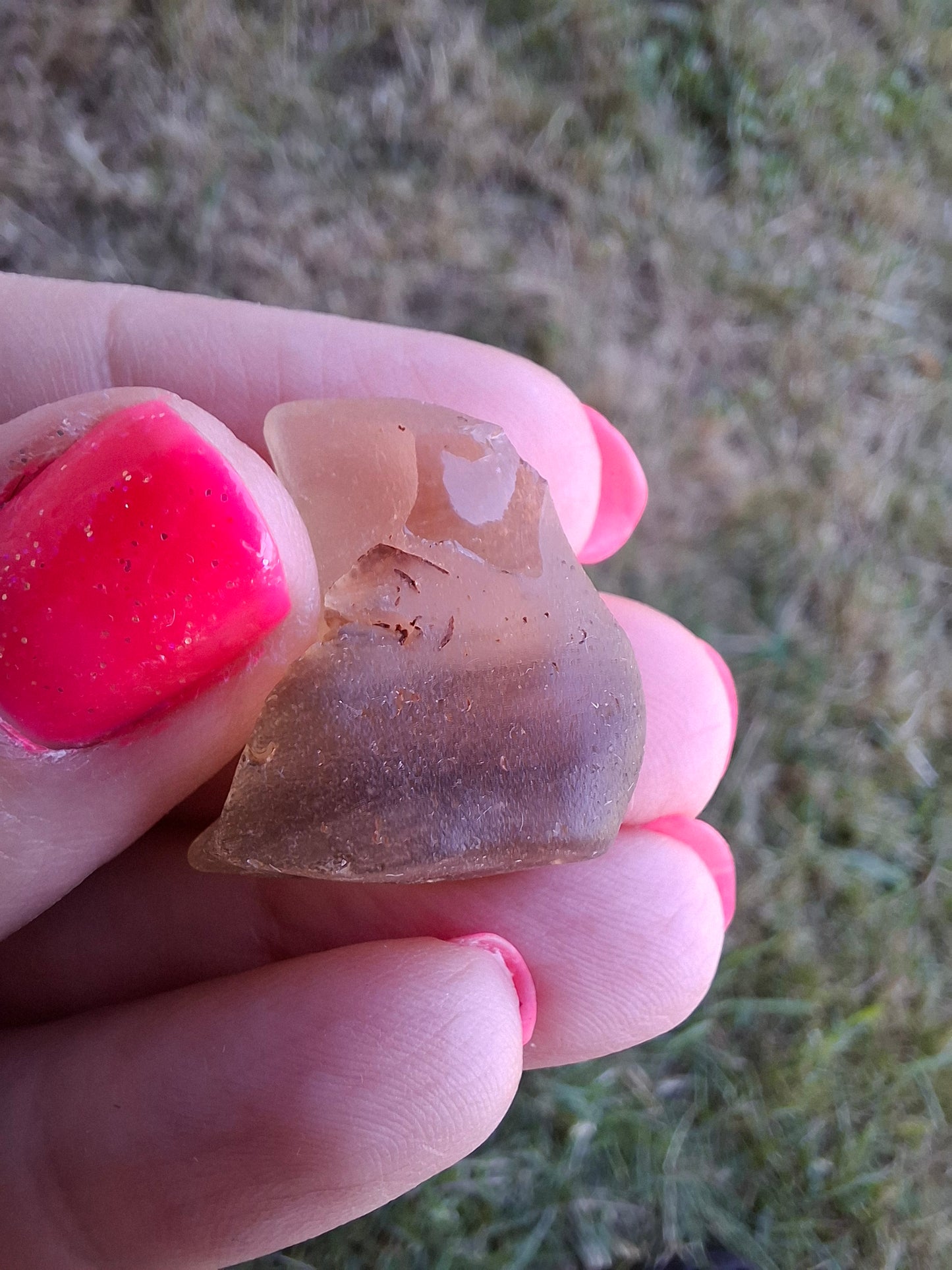 Libyan Desert Glass (darker) Piece, 7.00g, Tektite (Ref: L1373)