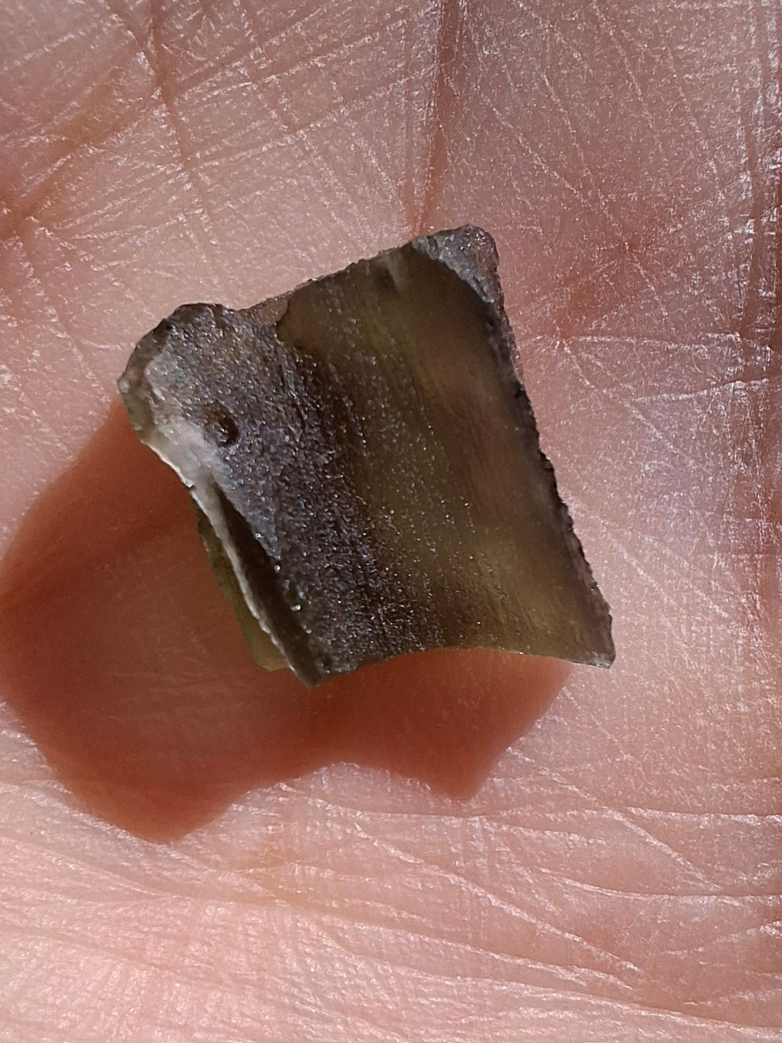 Moldavite Piece, 0.86g, Tektite (Ref: 1406)