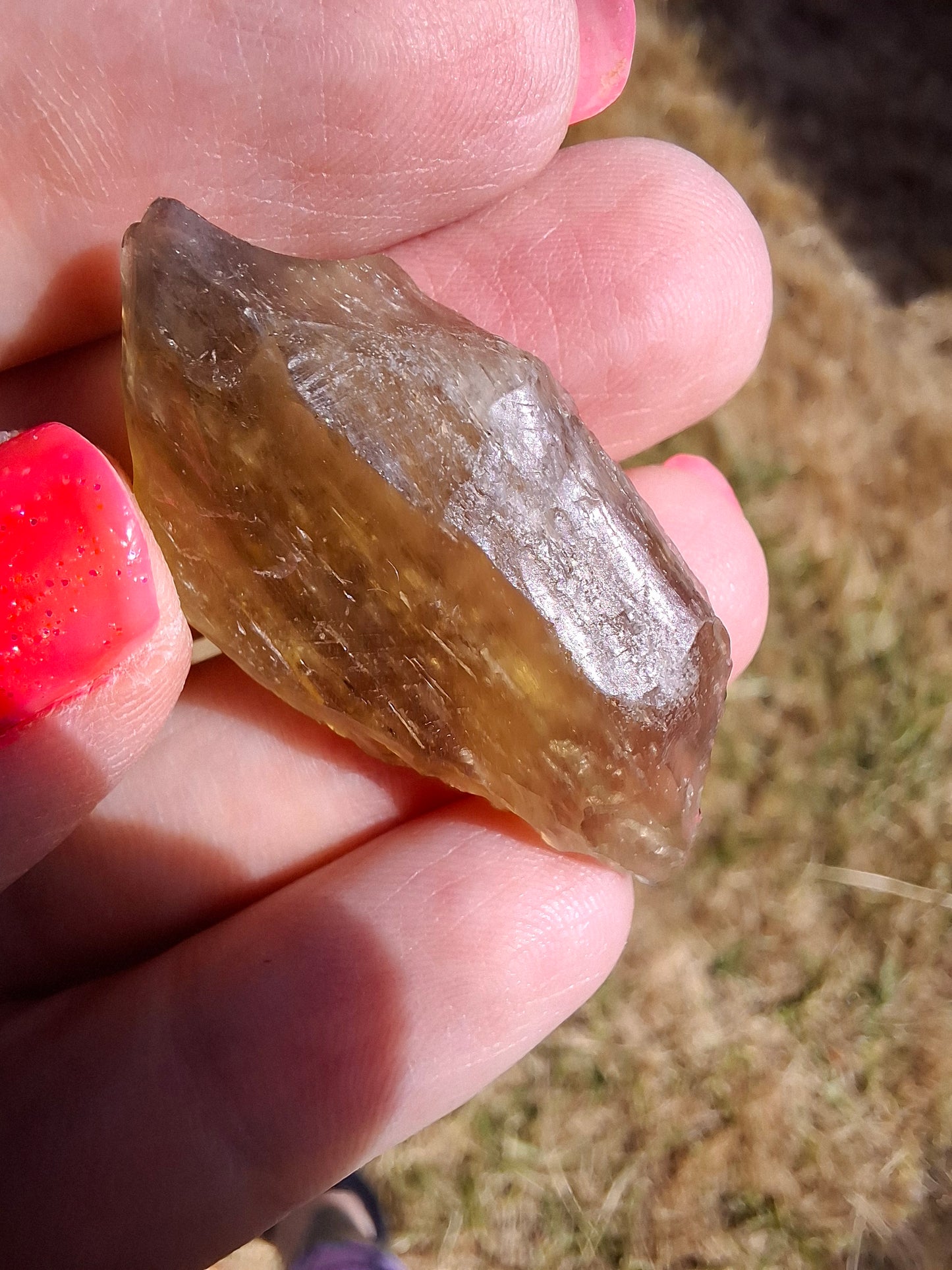 Libyan Desert Glass (darker) Piece, 8.34g, Tektite (Ref: L1370)