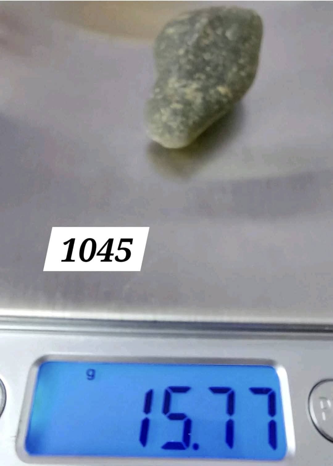 Moldavite Piece, CHLUM FIELD, 15.77g, Tektite (Ref: 1045)