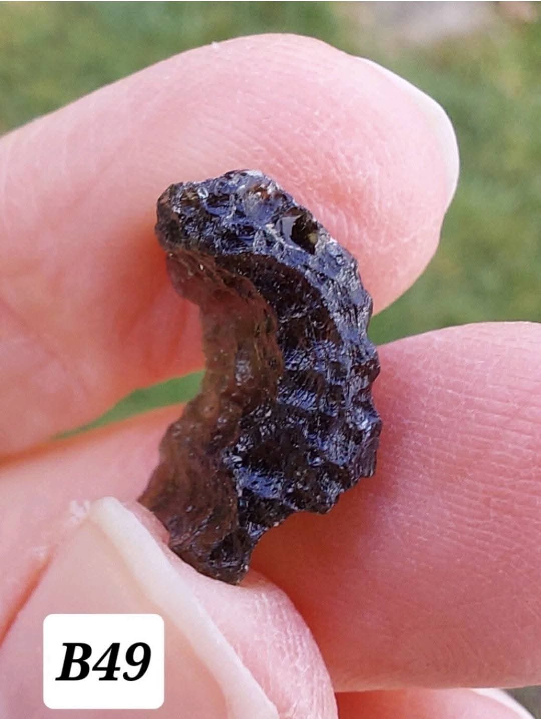 Moldavite Piece, 1.48g, Tektite (Ref: B49)